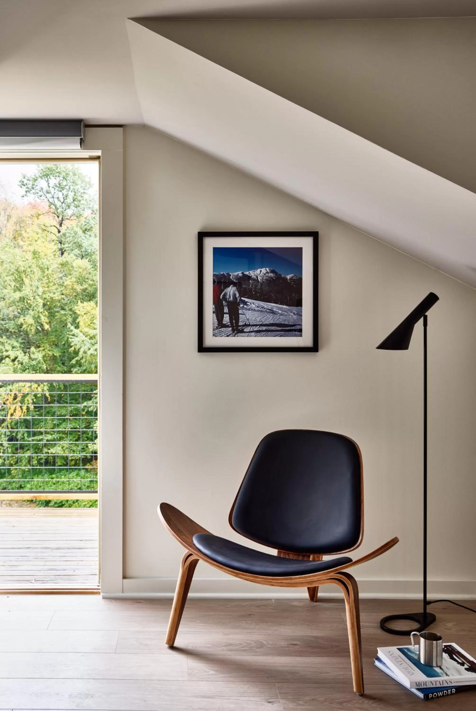 Seating area in Tälta Lodge, a Bluebird by Lark