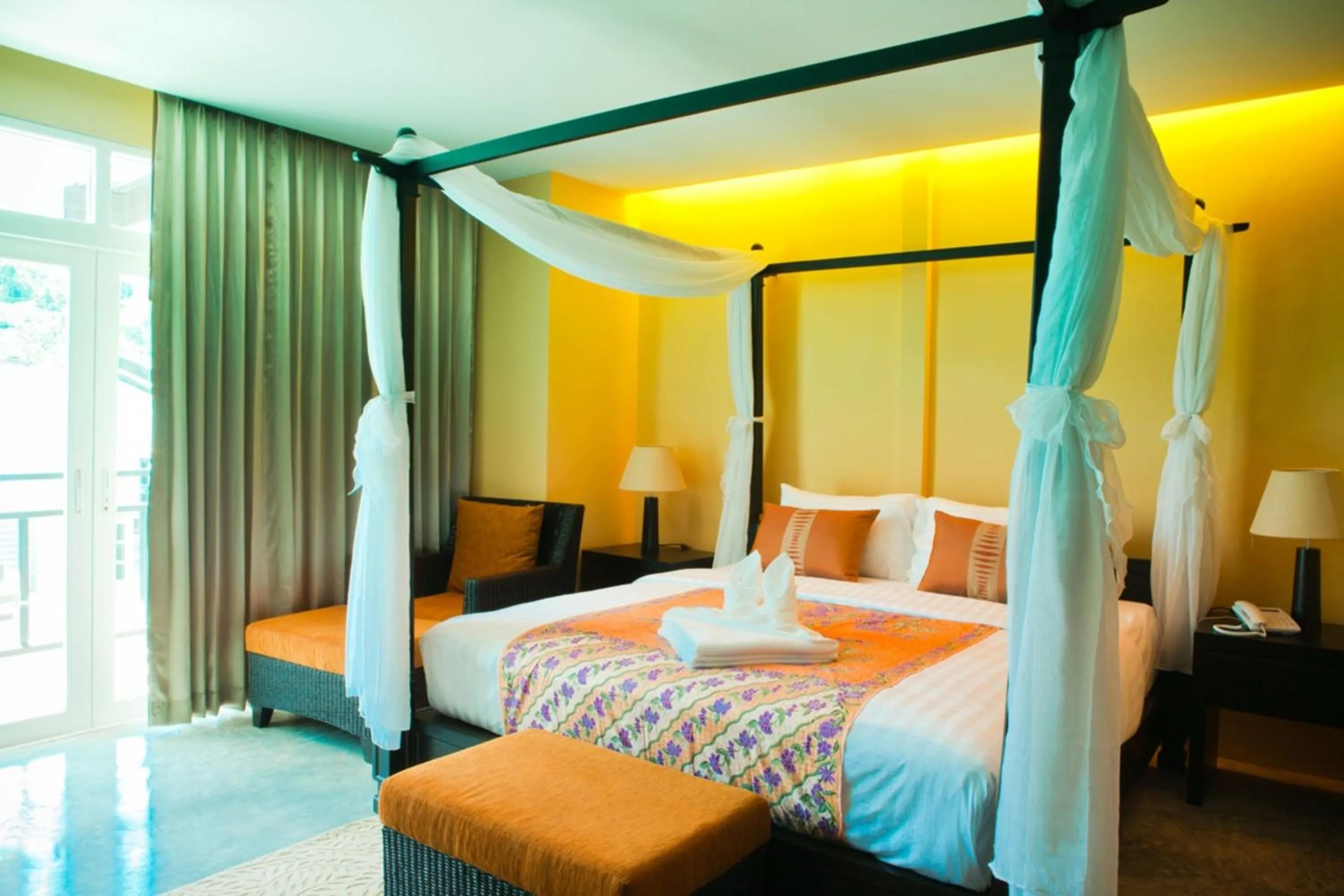 Bedroom, Bed in Baan PhuAnda Phuket