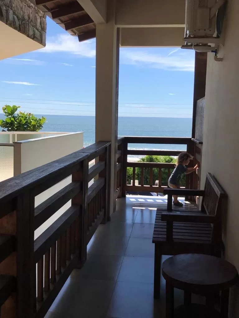 Balcony/Terrace in Pousada Casa Albatross