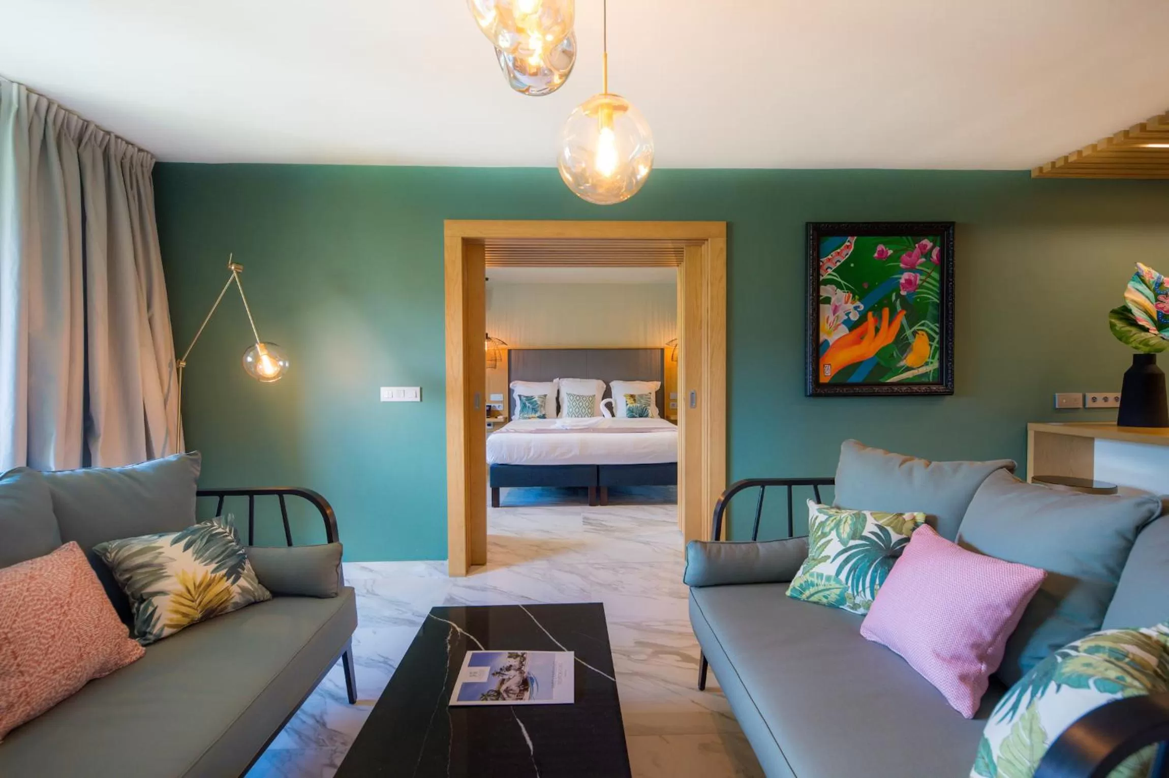 Bed in La Pagerie - Tropical Garden Hotel