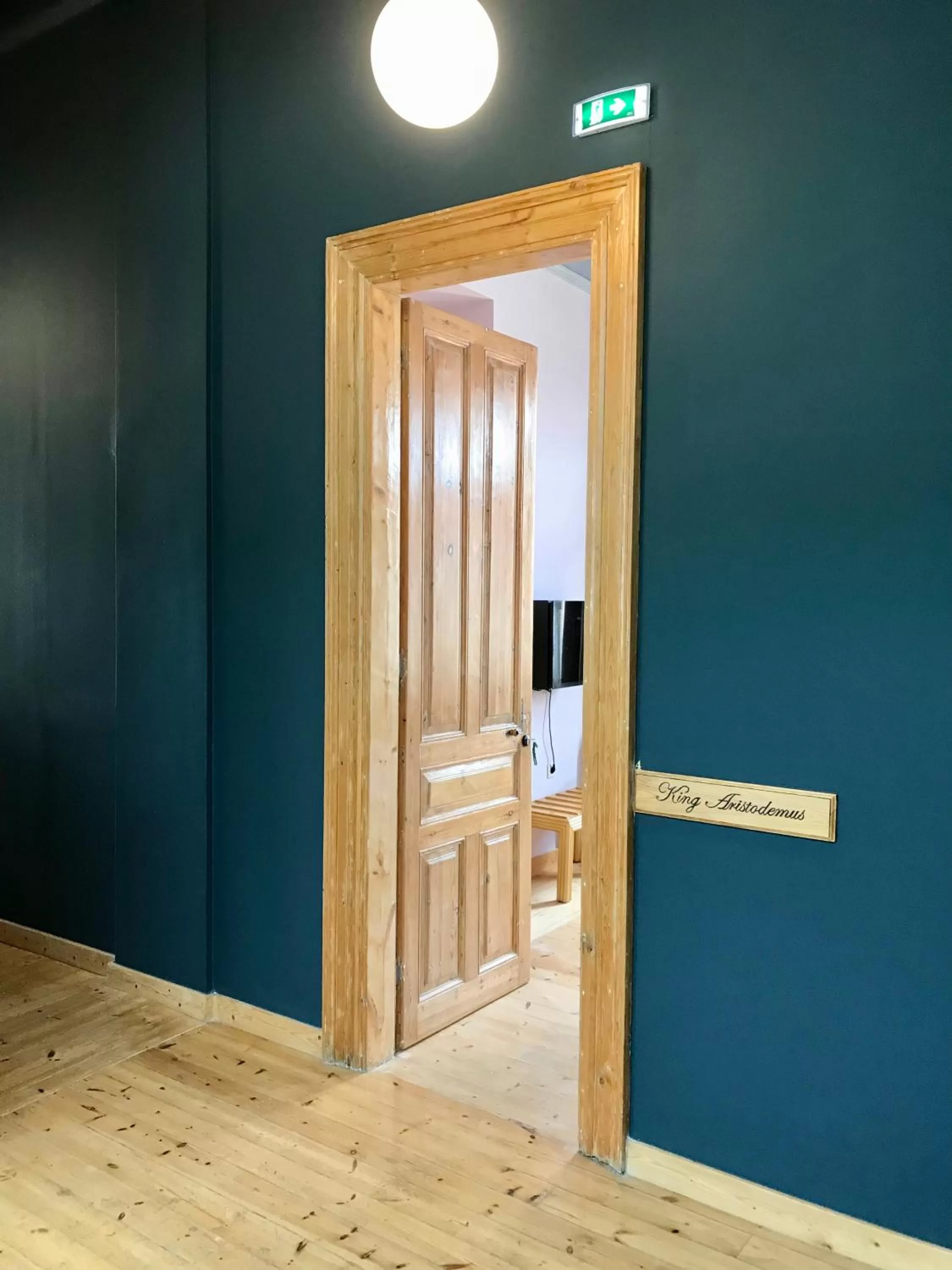 Facade/entrance in VASILIKON Hotel 1888 the past is present HISTORICAL PRESERVATION MONUMENT