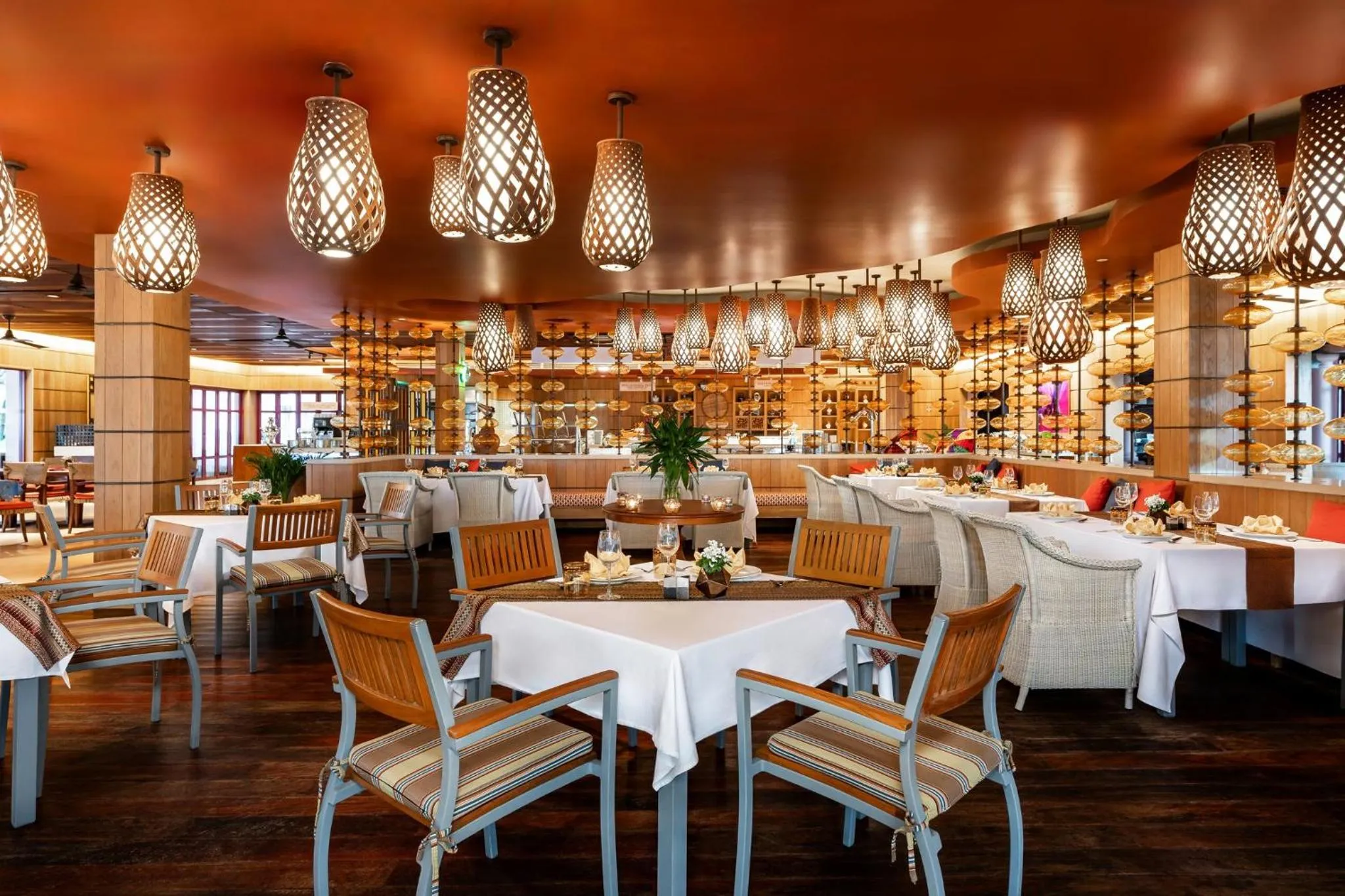Dining area in Centara Grand Beach Resort Phuket