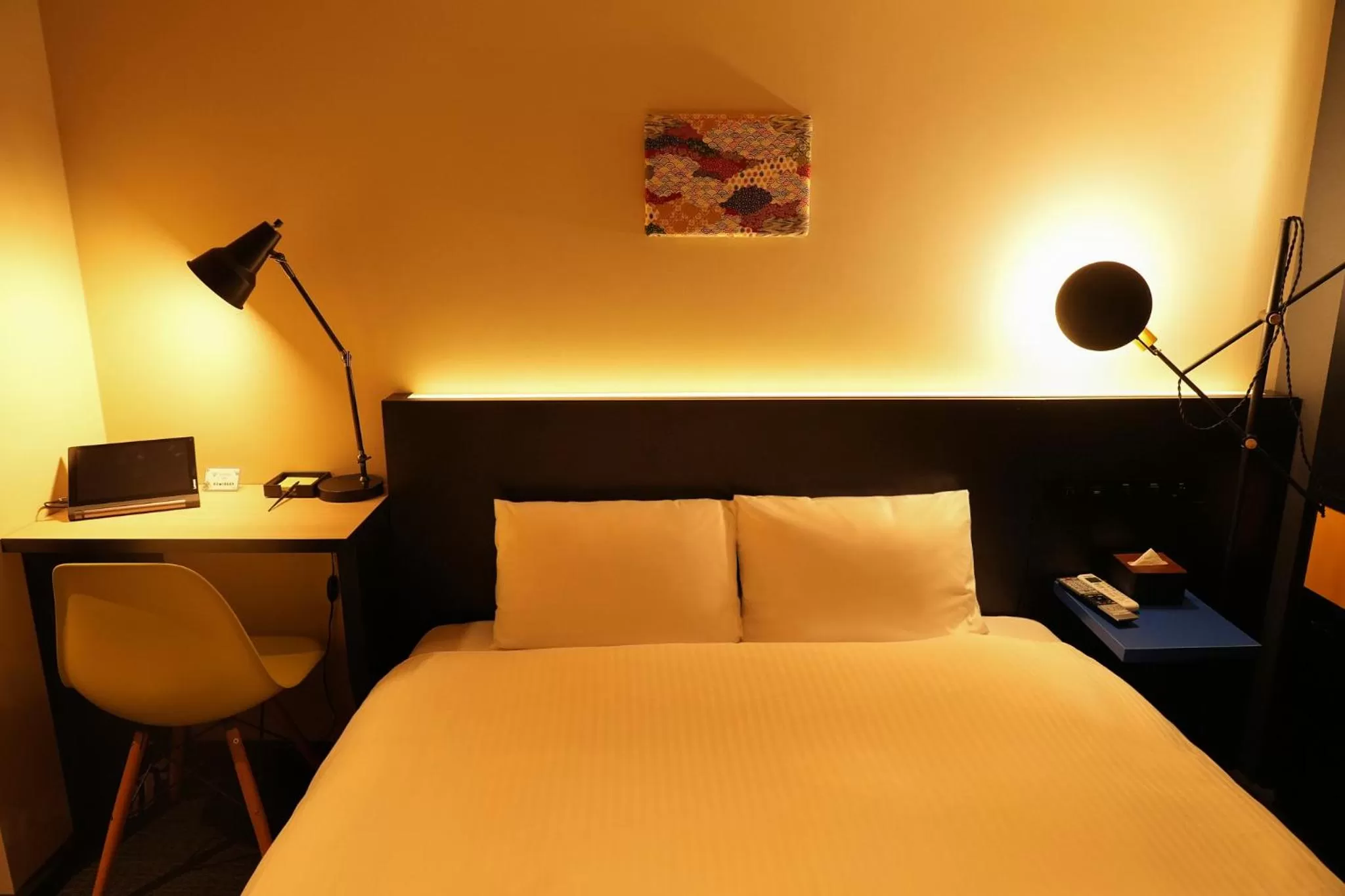 Bed in NPlus Hotel Higashikanda-akihabara