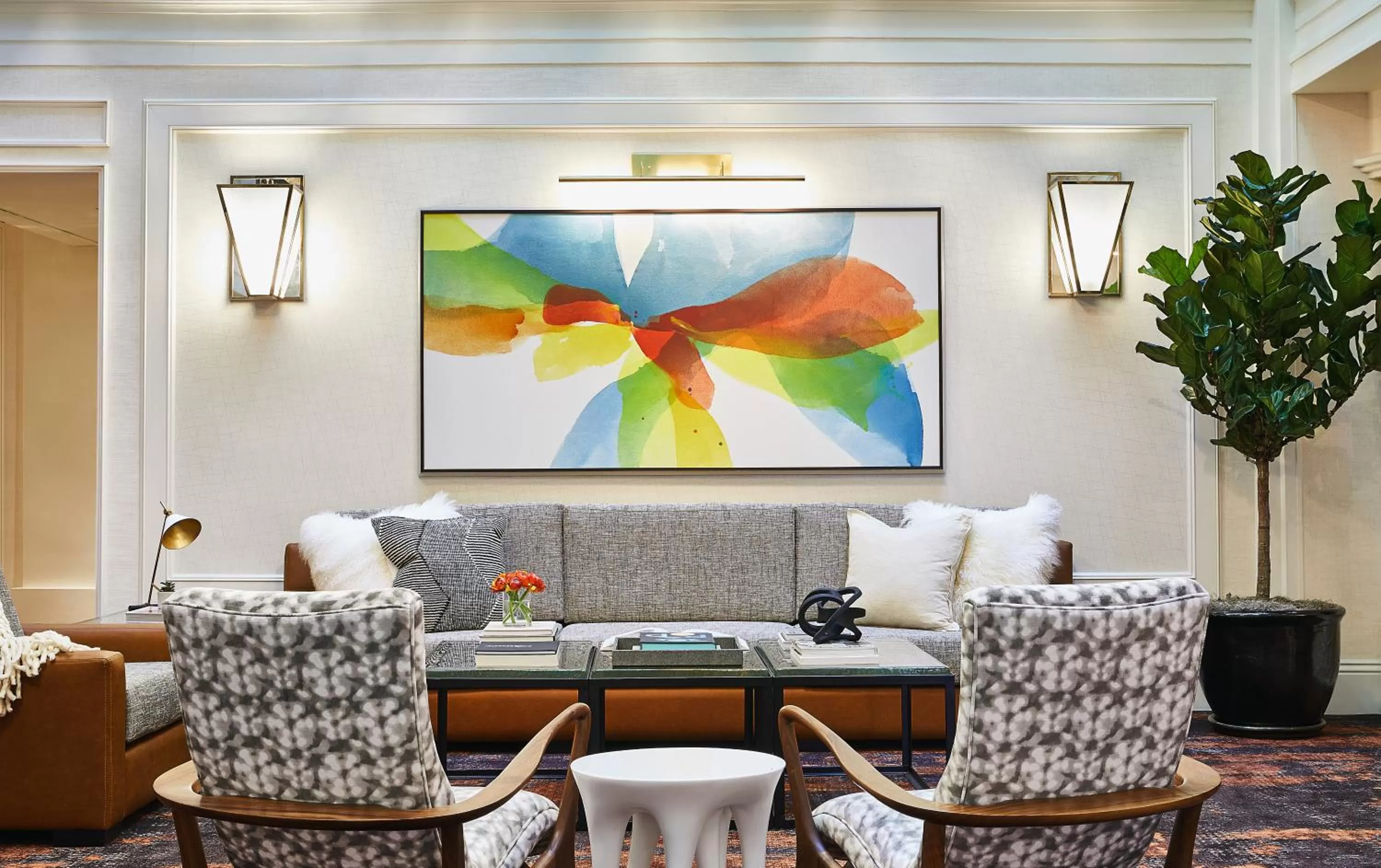 Lobby or reception in Galleria Park Hotel