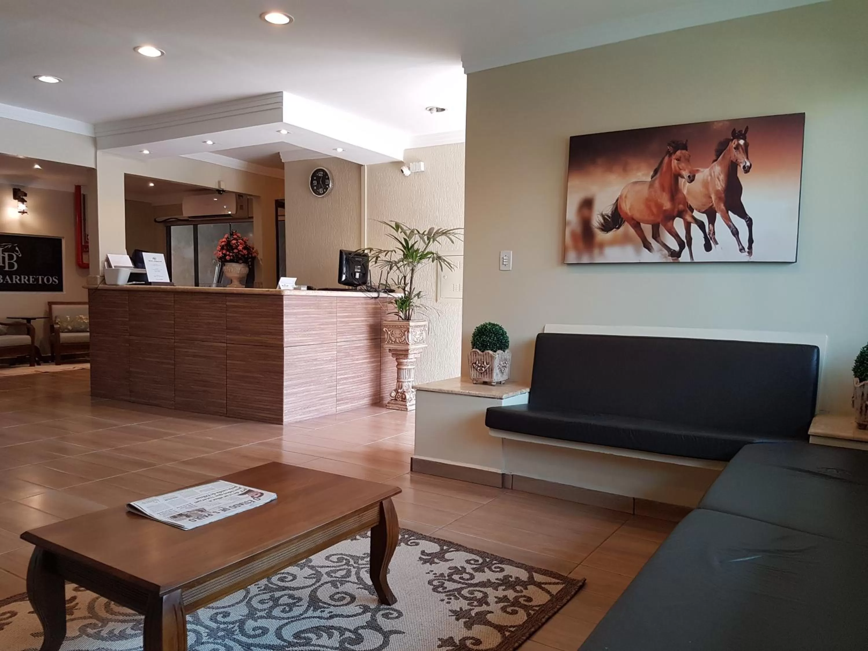 Lobby/Reception in Hotel Barretos