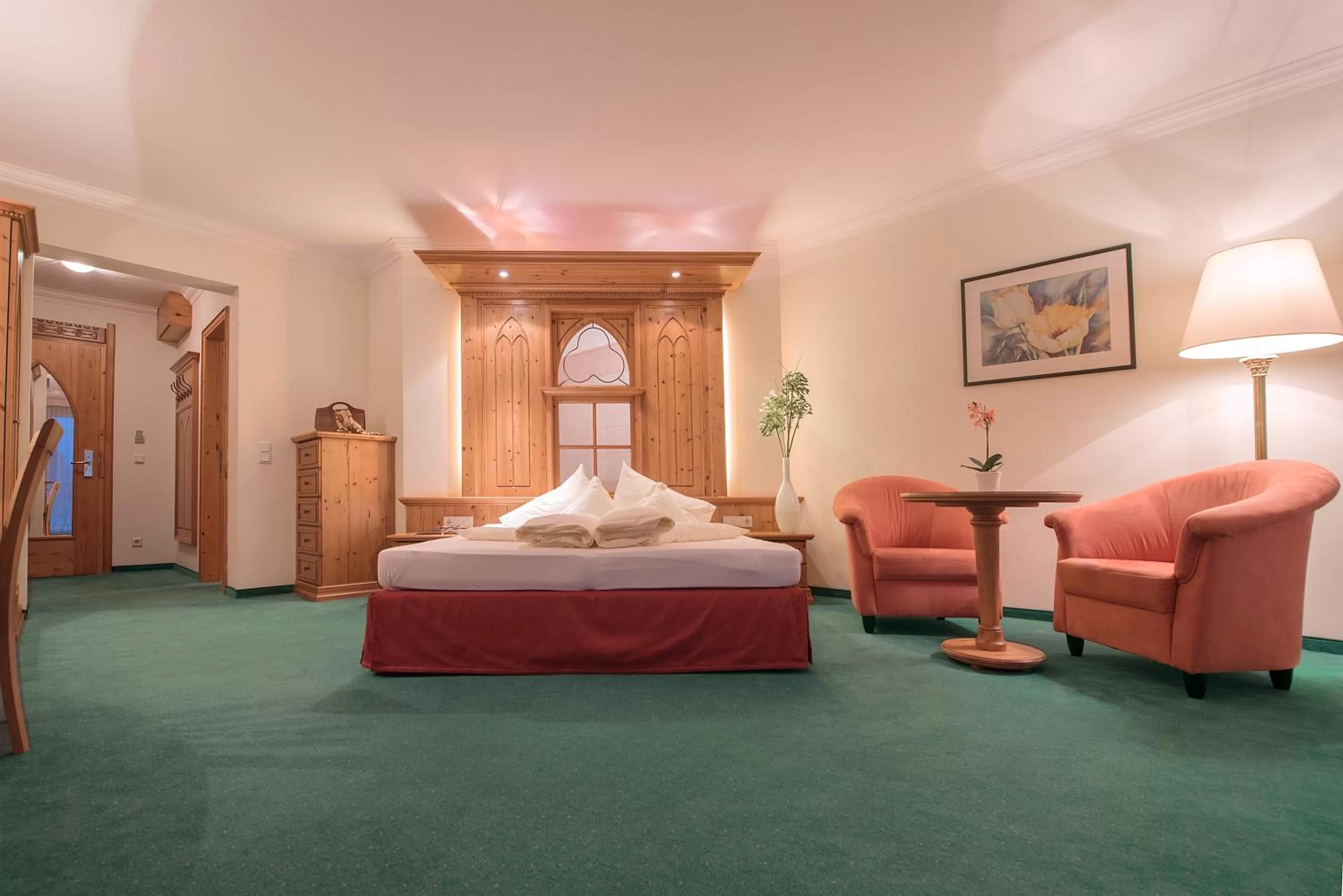 Bed in Hotel Vitalquelle Montafon