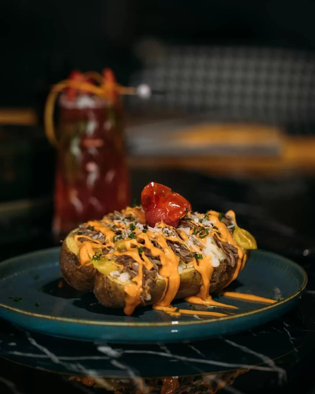 Food close-up in Tonight Hotel Port