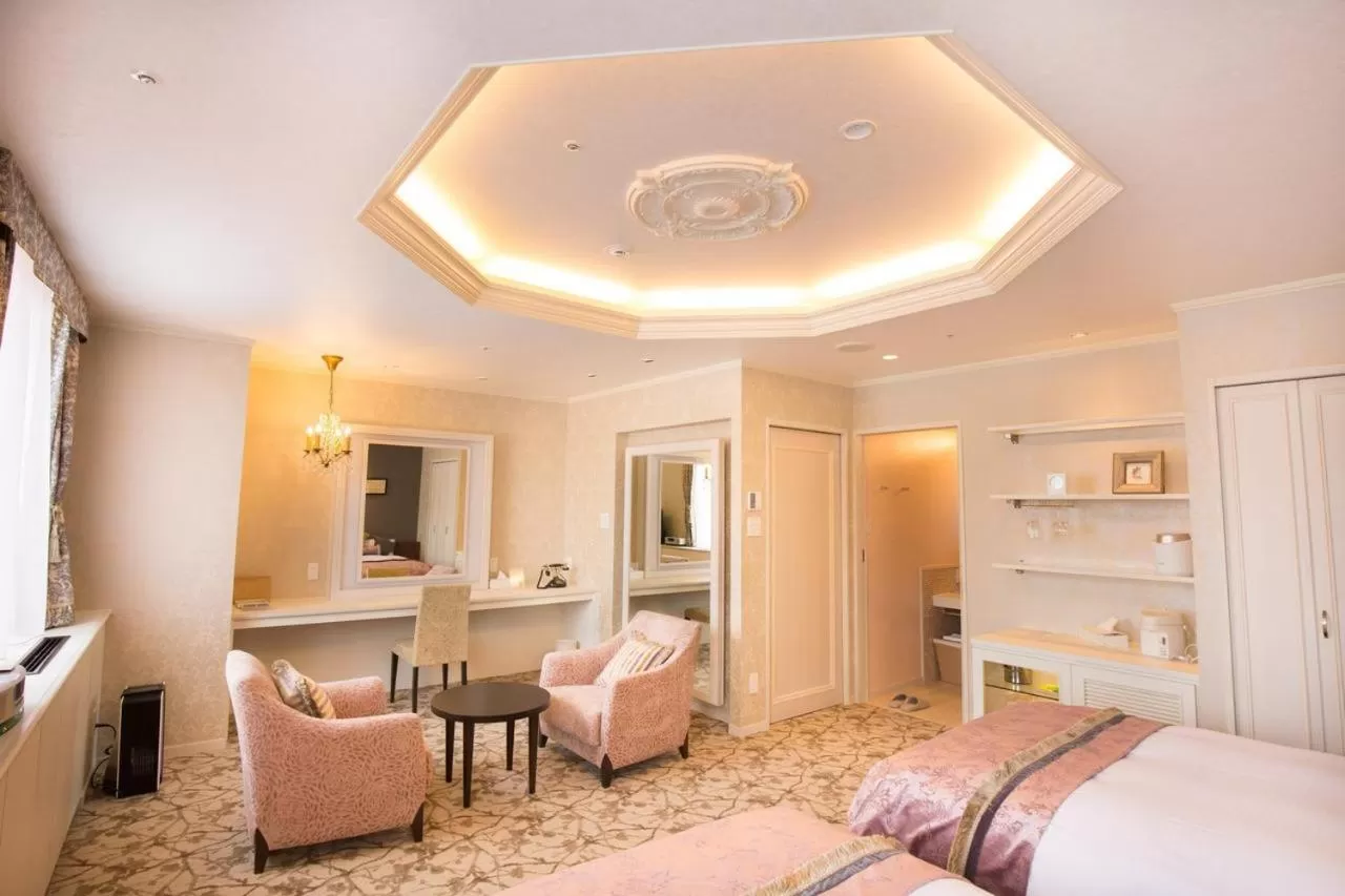 Bed in Hotel Avalorm Kinokuni