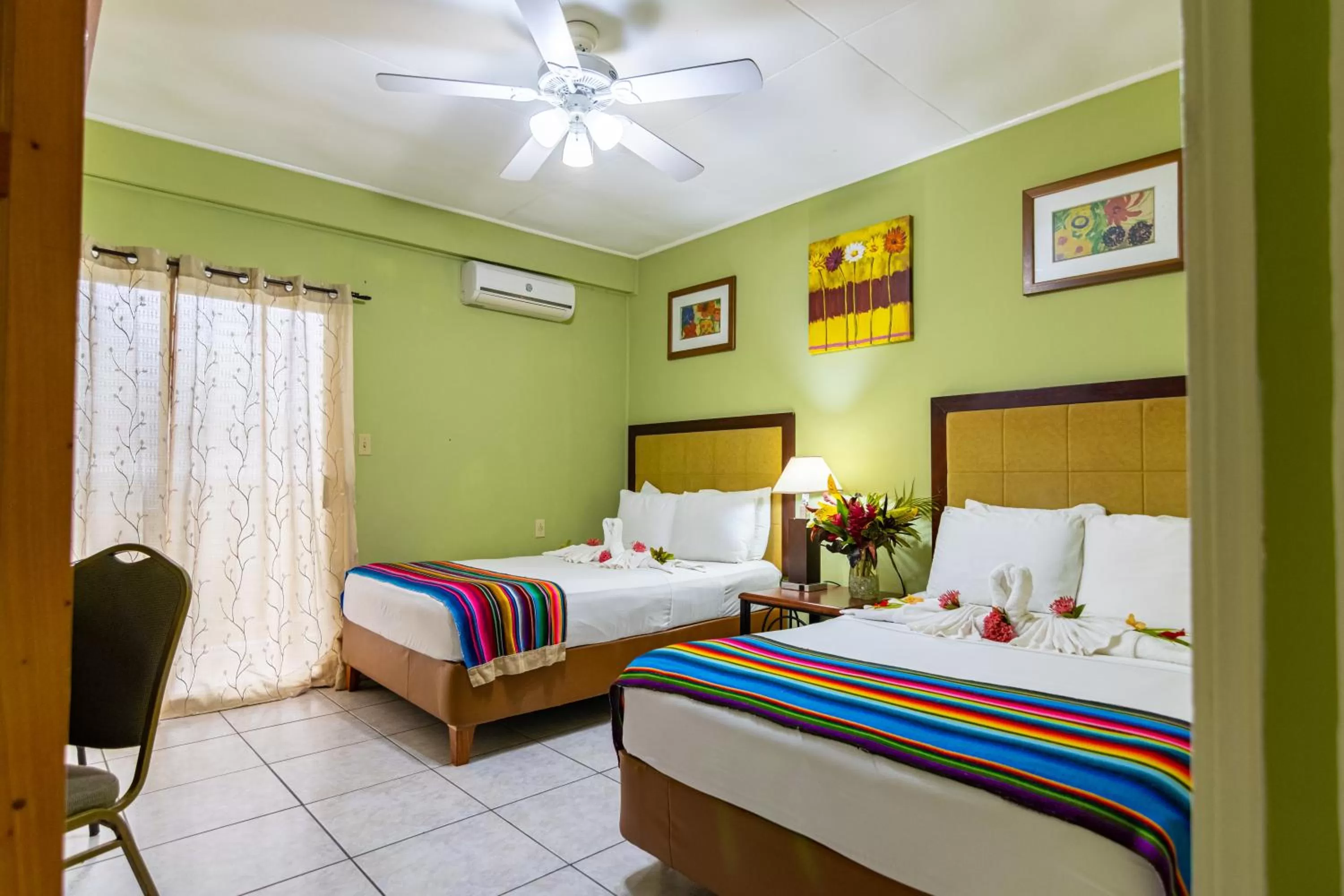 Bed in Cahal Pech Village Resort