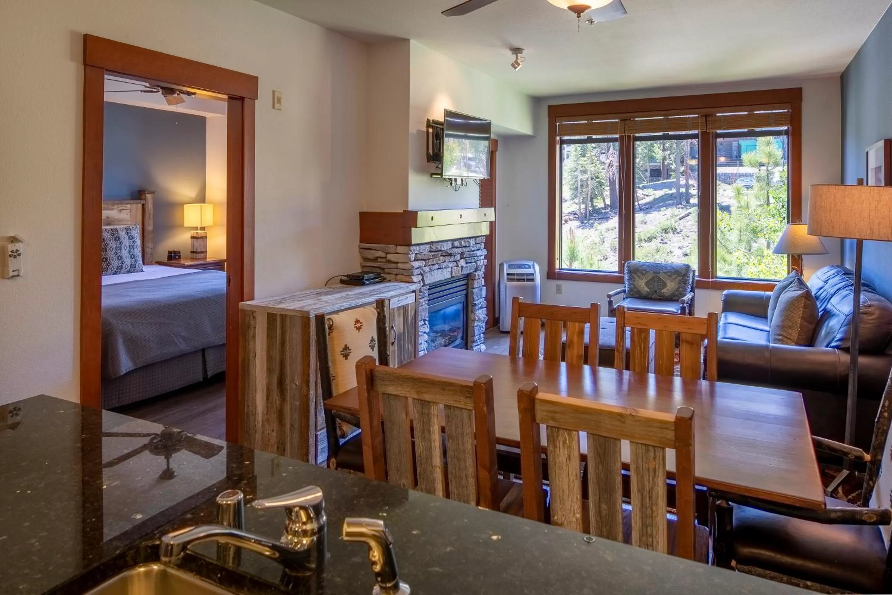 Bed in The Village Lodge