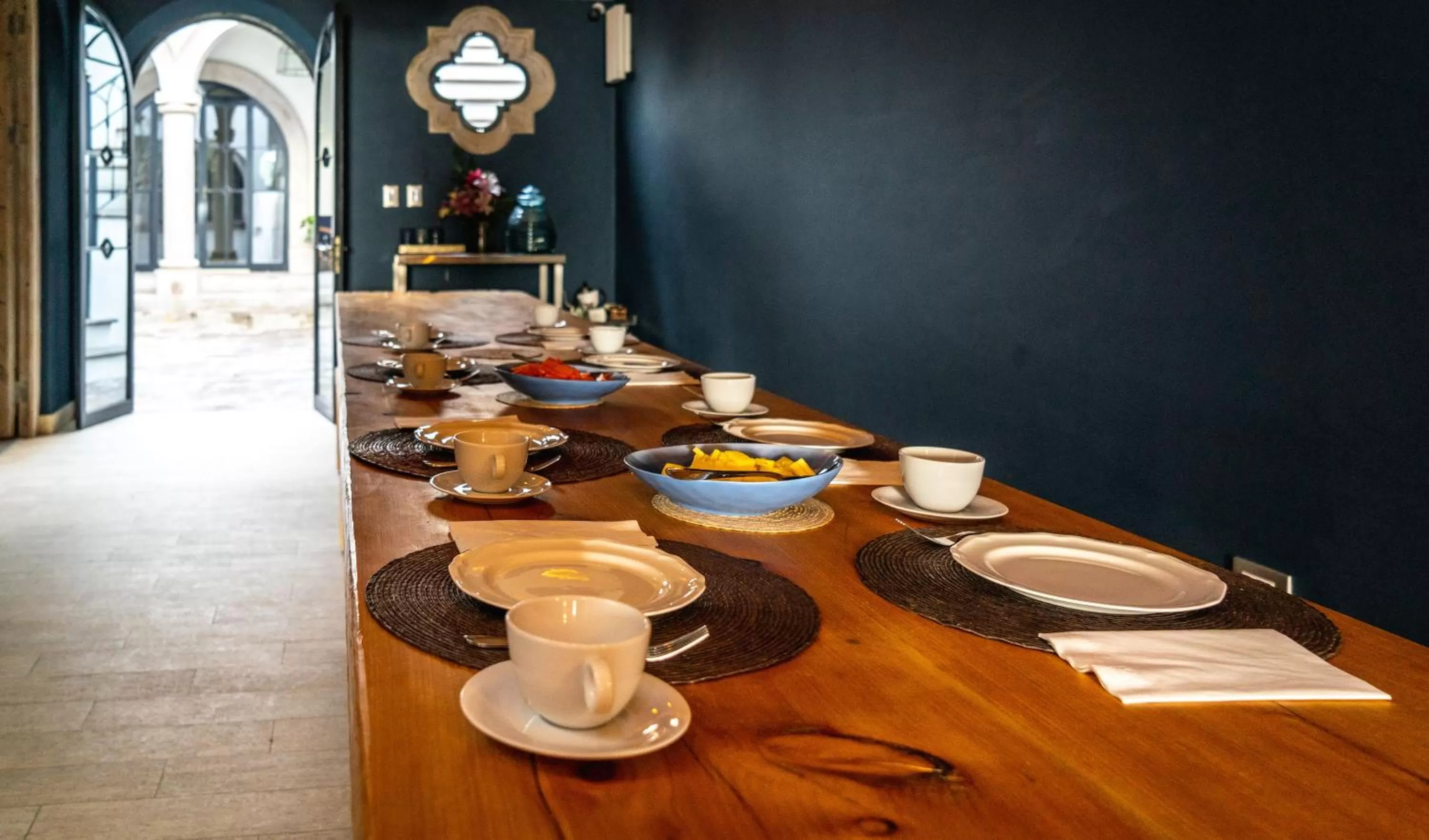 Dining area in Casa Delphine