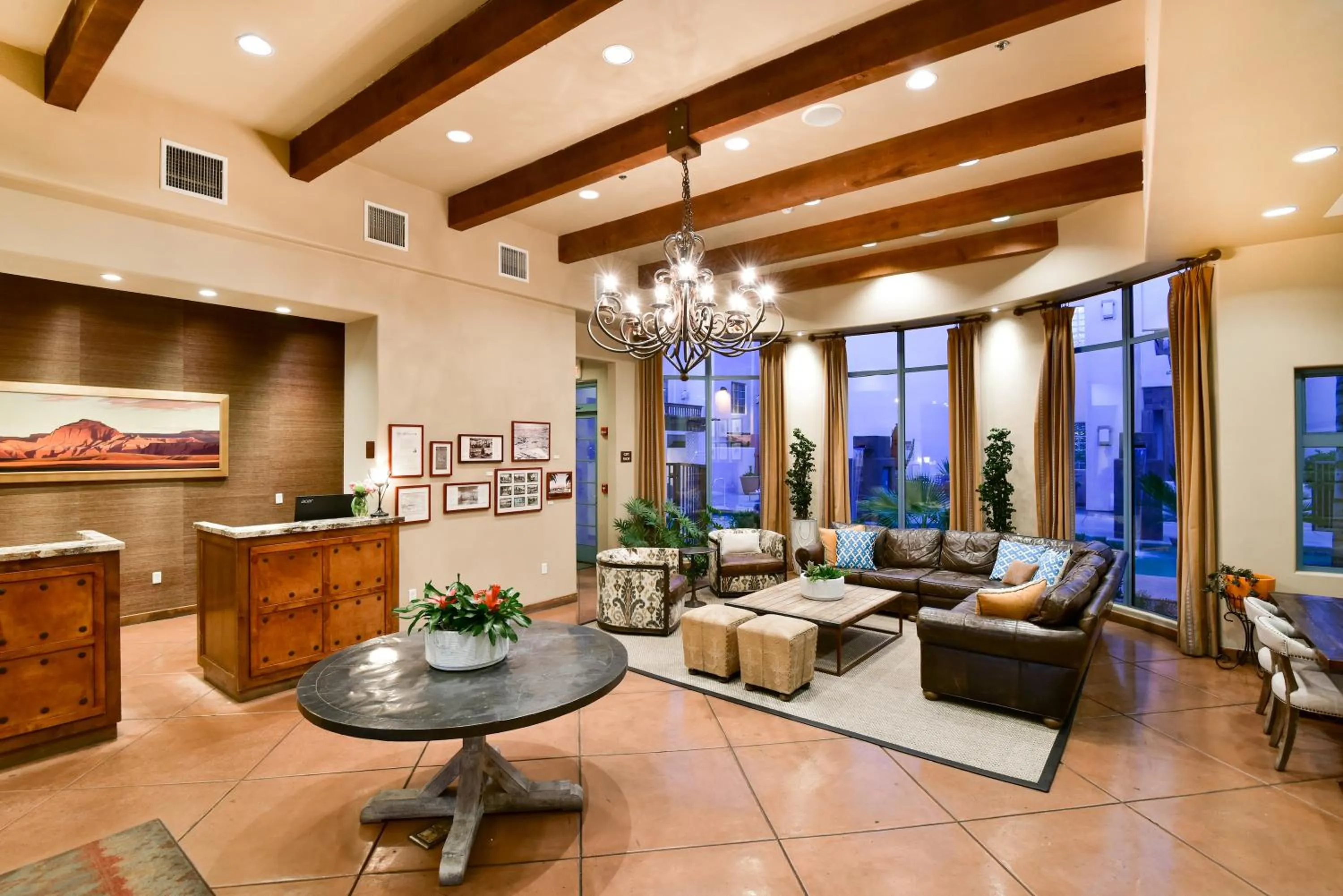 Lobby or reception in Lodge On The Desert