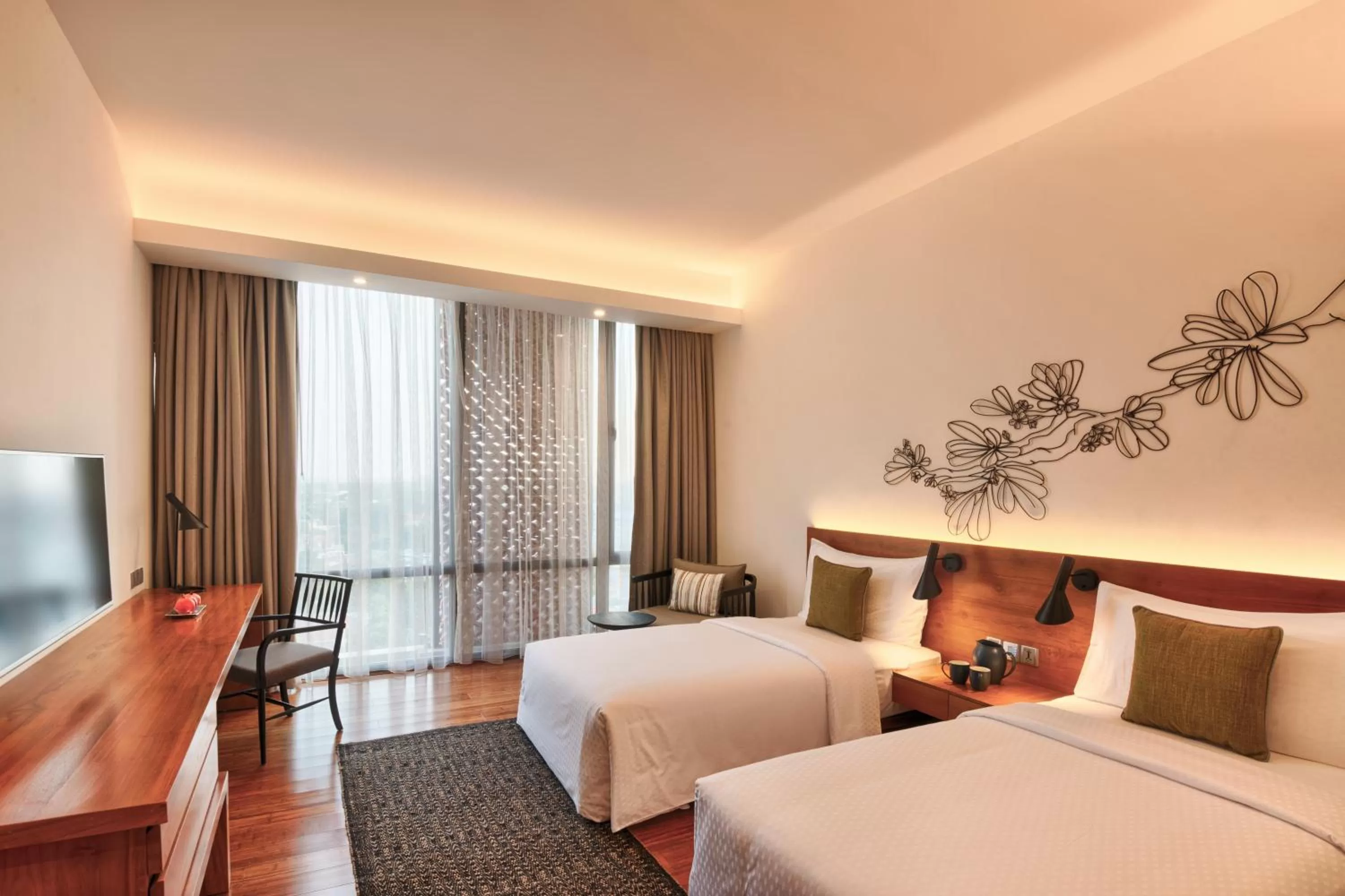 Bed in Jetwing Colombo Seven