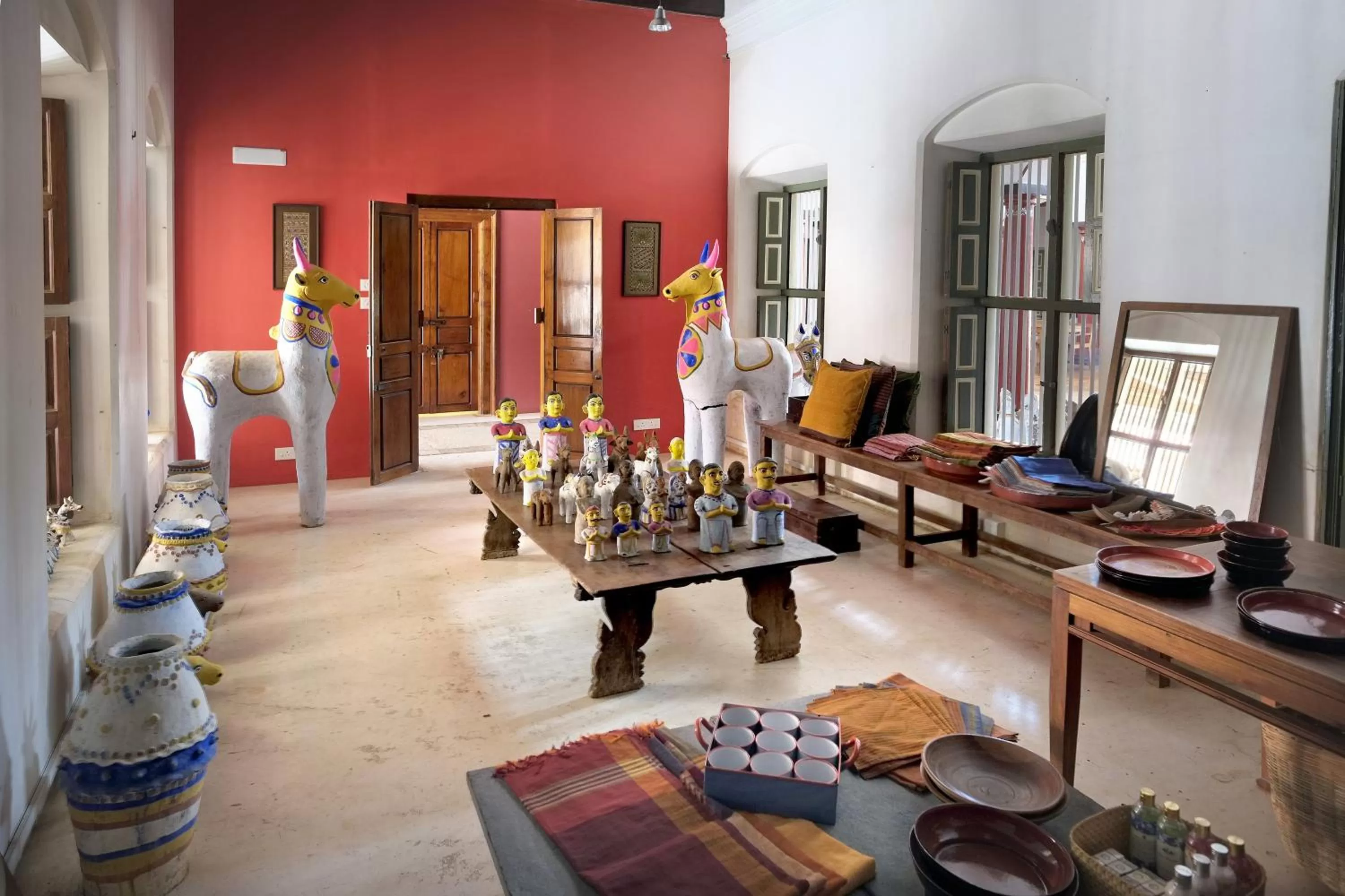 Decorative detail in Saratha Vilas Chettinad