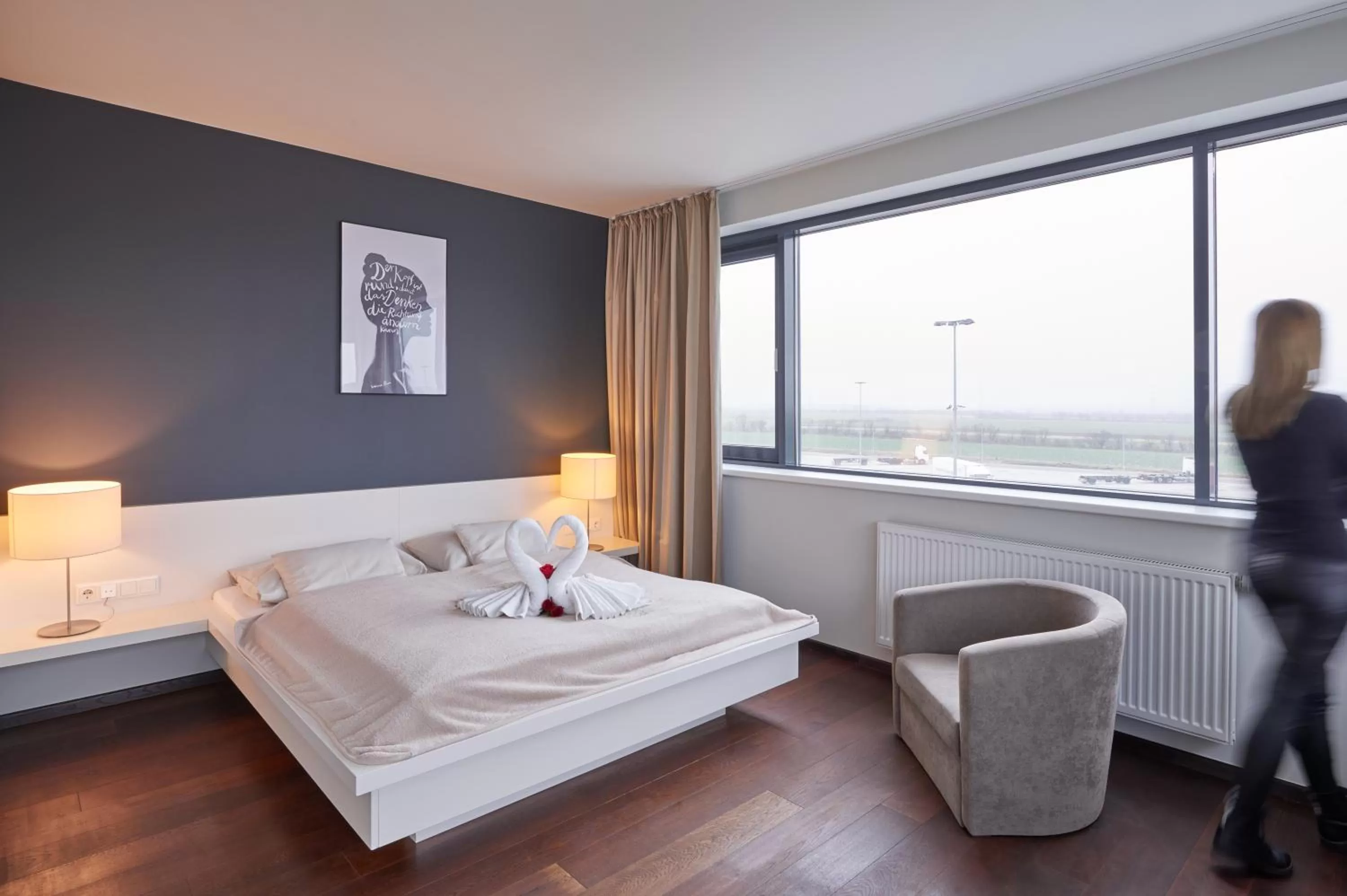 Photo of the whole room, Bed in Rosenberger Seminar-Hotel Deutsch-Wagram