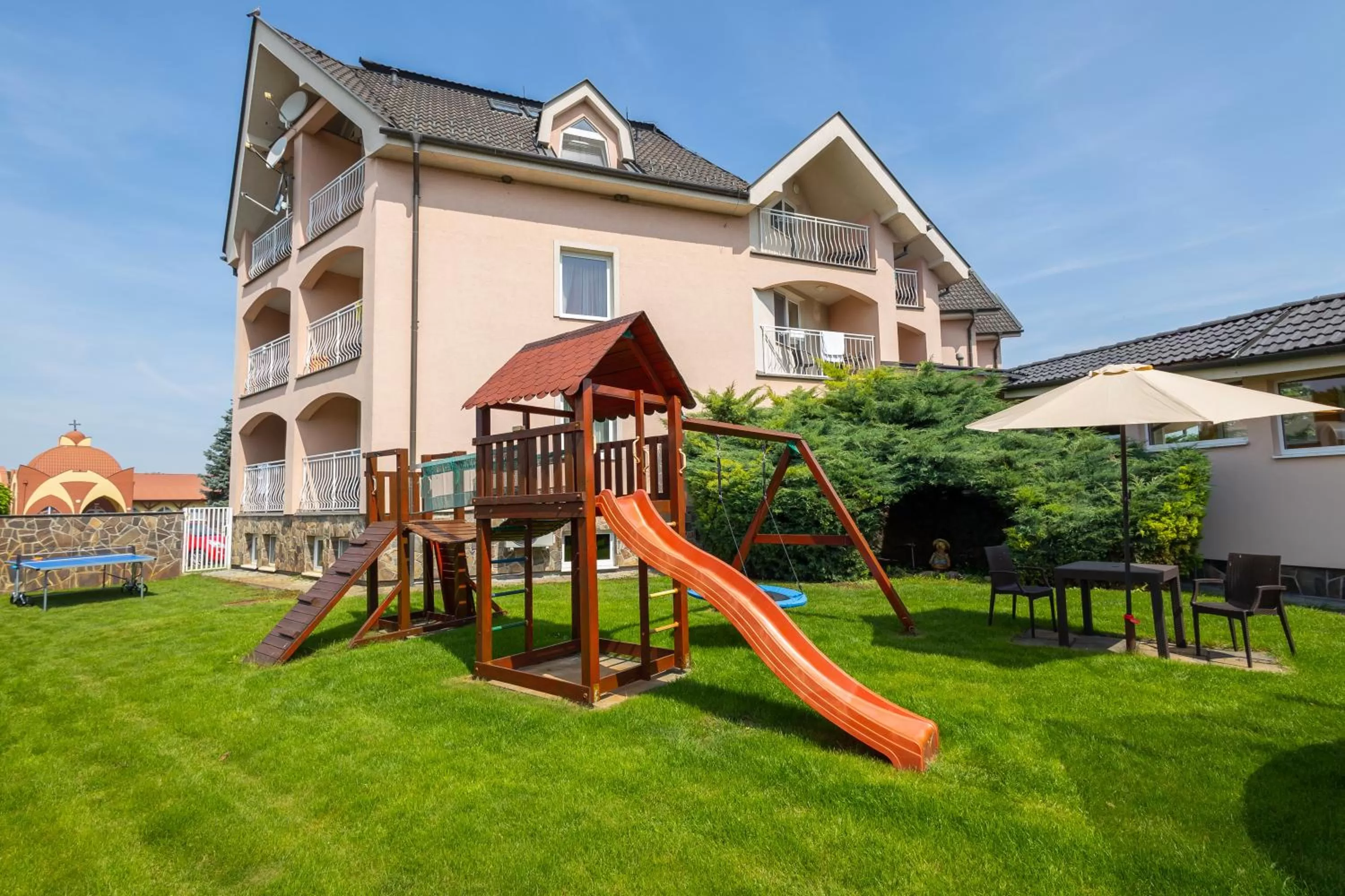 Children play ground, Property Building in Spa & Wellness Hotel Orchidea