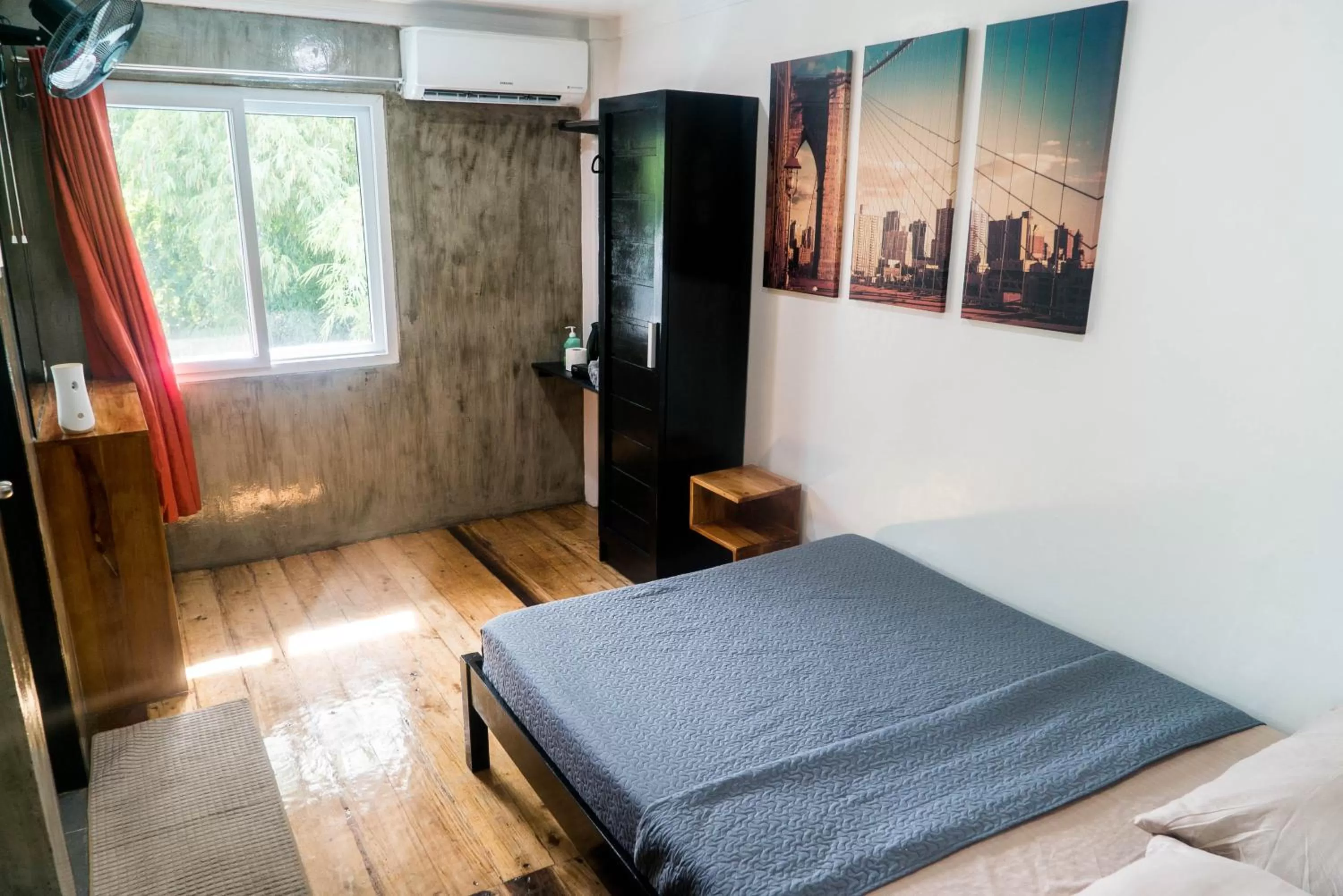 Bed in OKEANOS HOTEL