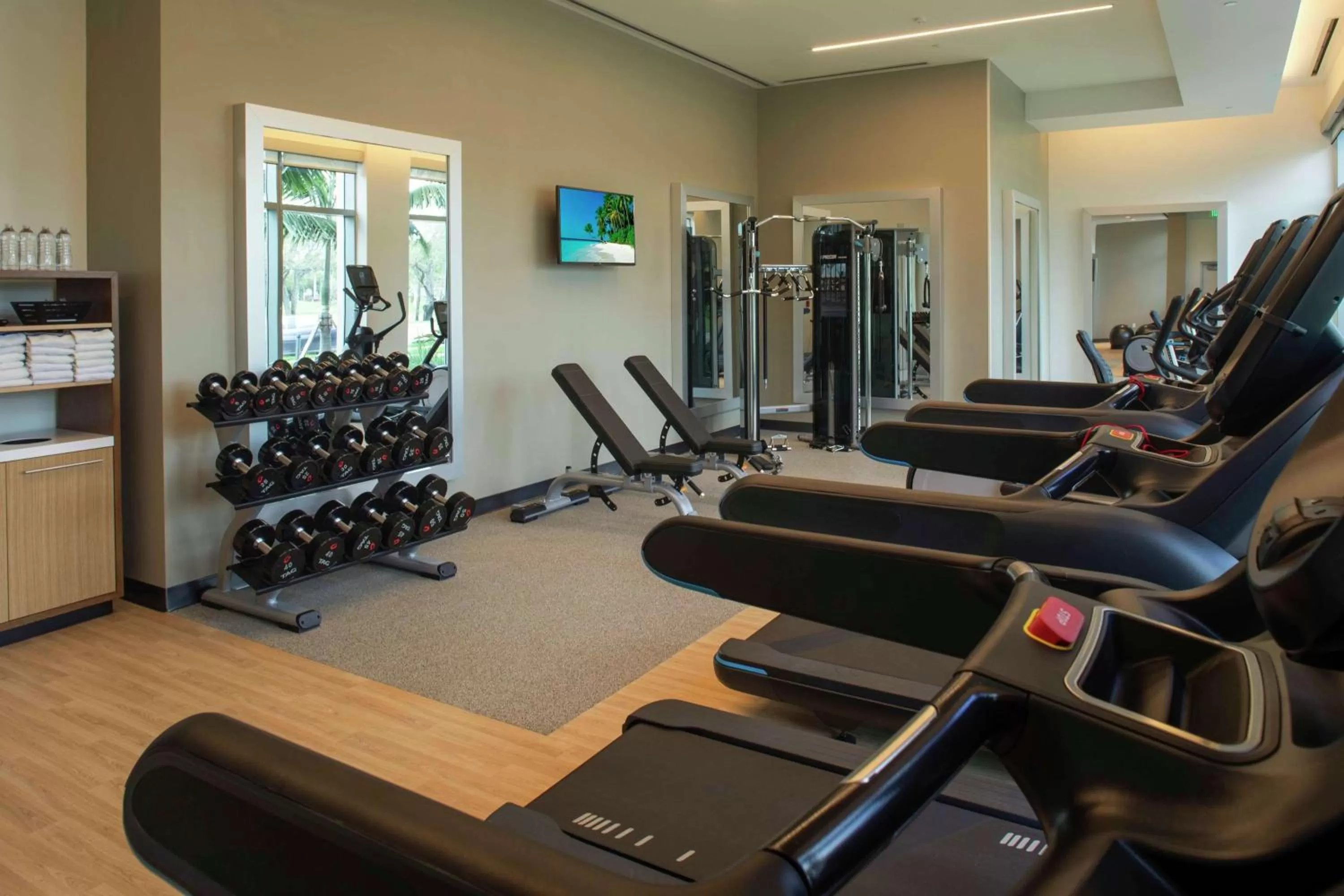 Fitness centre/facilities in Hilton Miami Dadeland