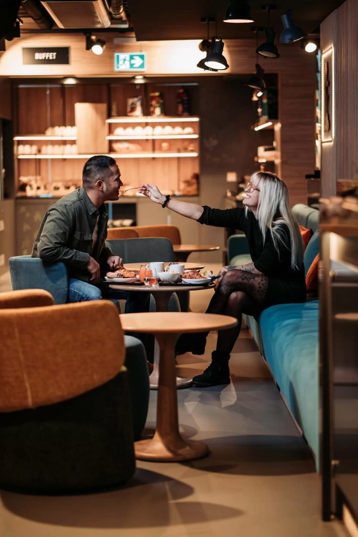 Buffet breakfast in Moxy Sion