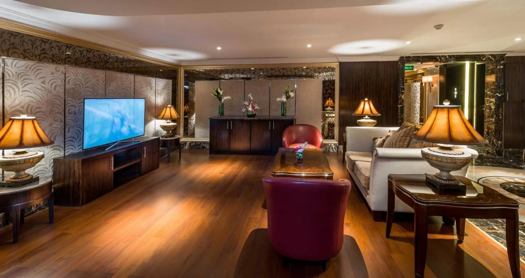 Seating area in Boudl Heraa