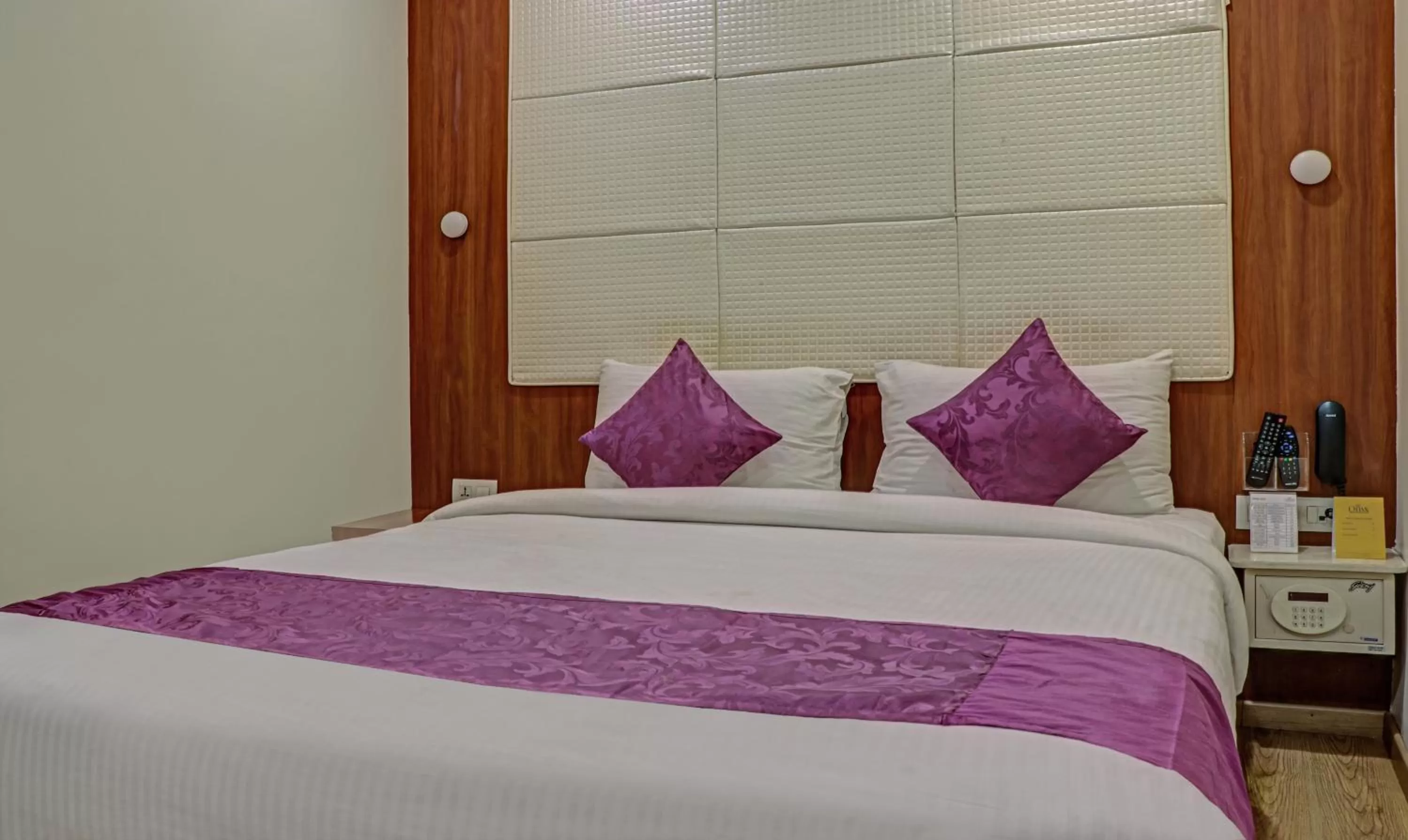 Bed in The Onyx Hotel