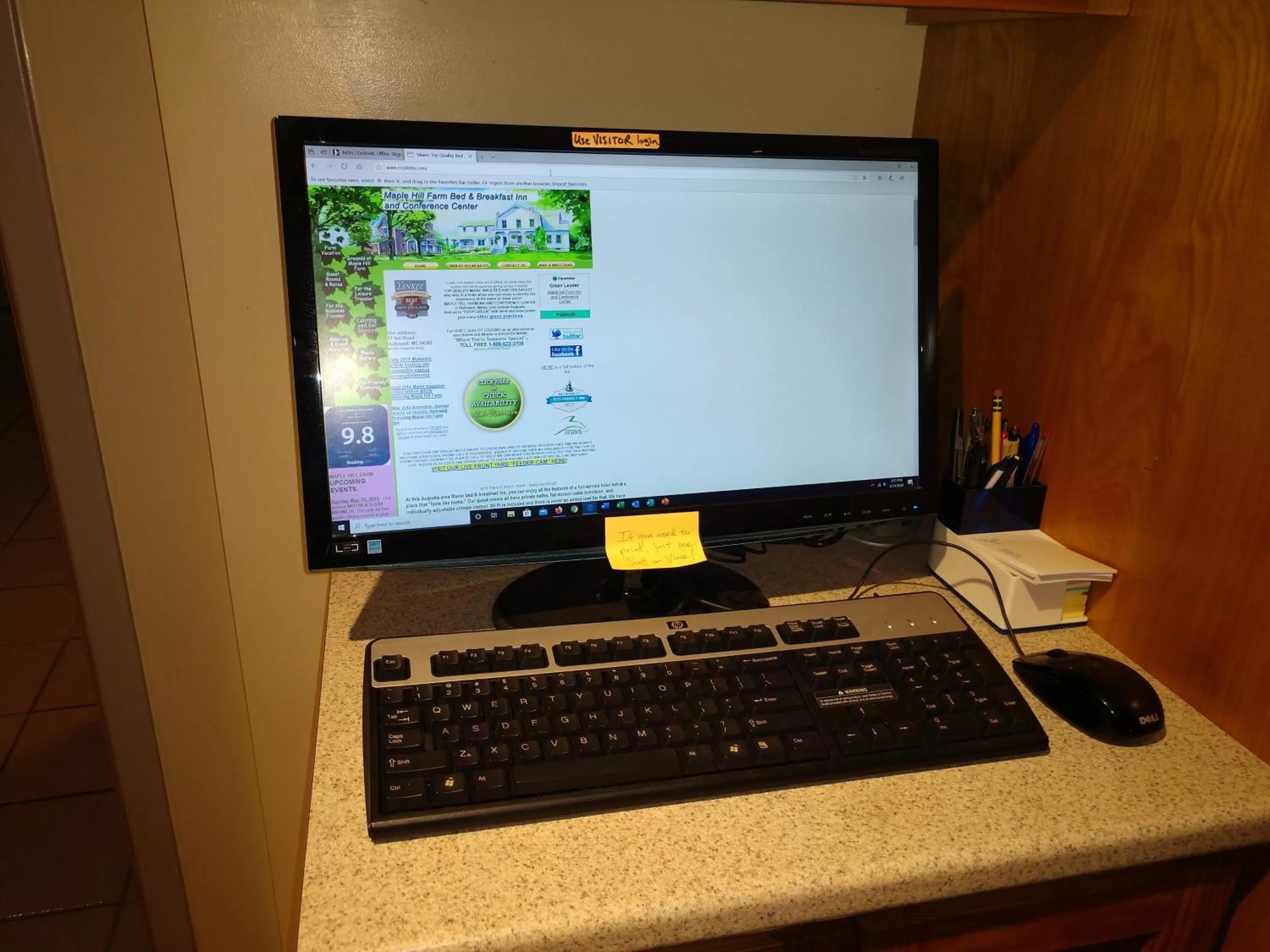 Business facilities in Maple Hill Farm Inn