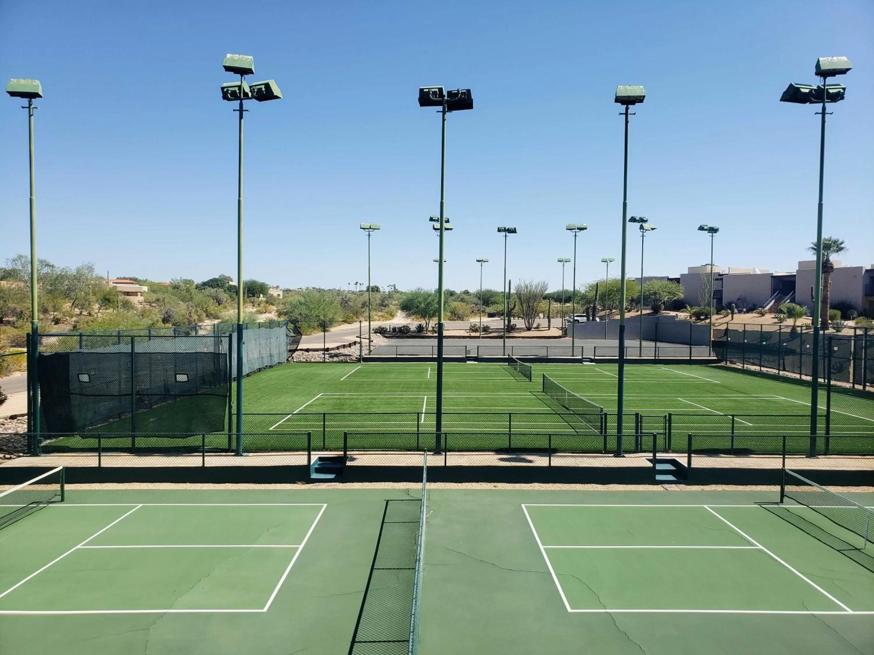 Tennis court in CIVANA Wellness Resort & Spa