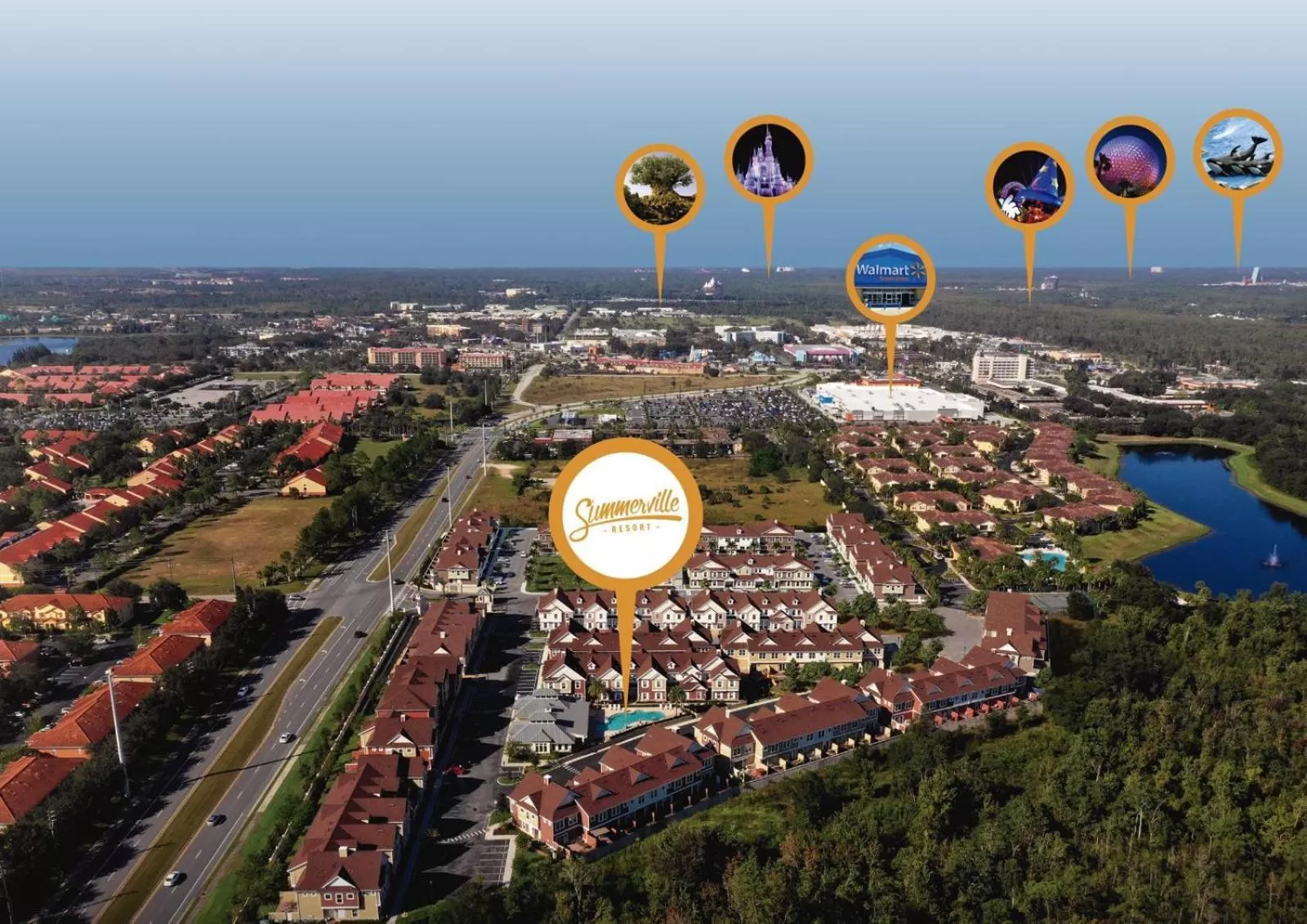 Bird's-eye View in Summerville Vacation Resort