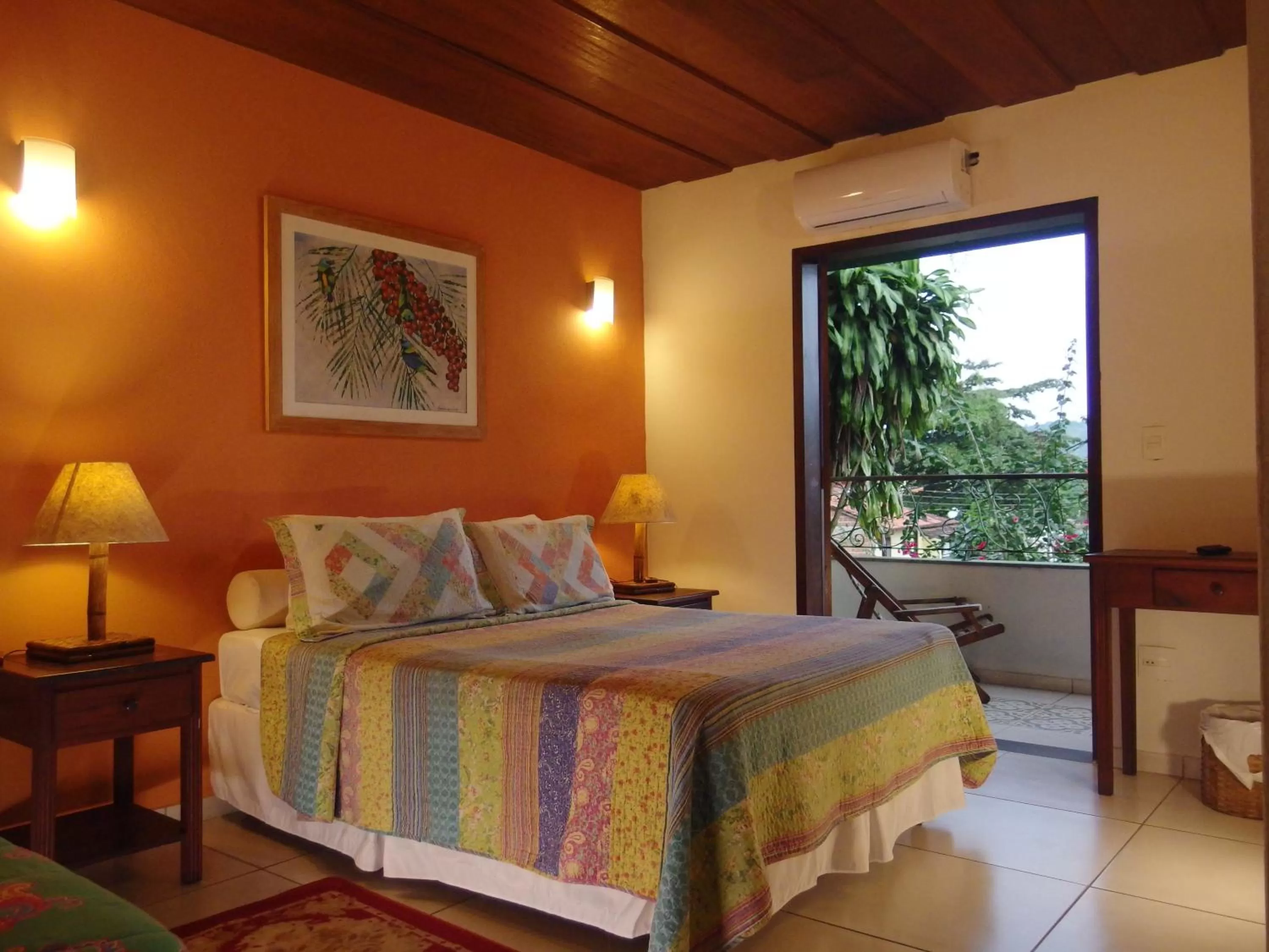 Bed in Pousada Solar D Alcina