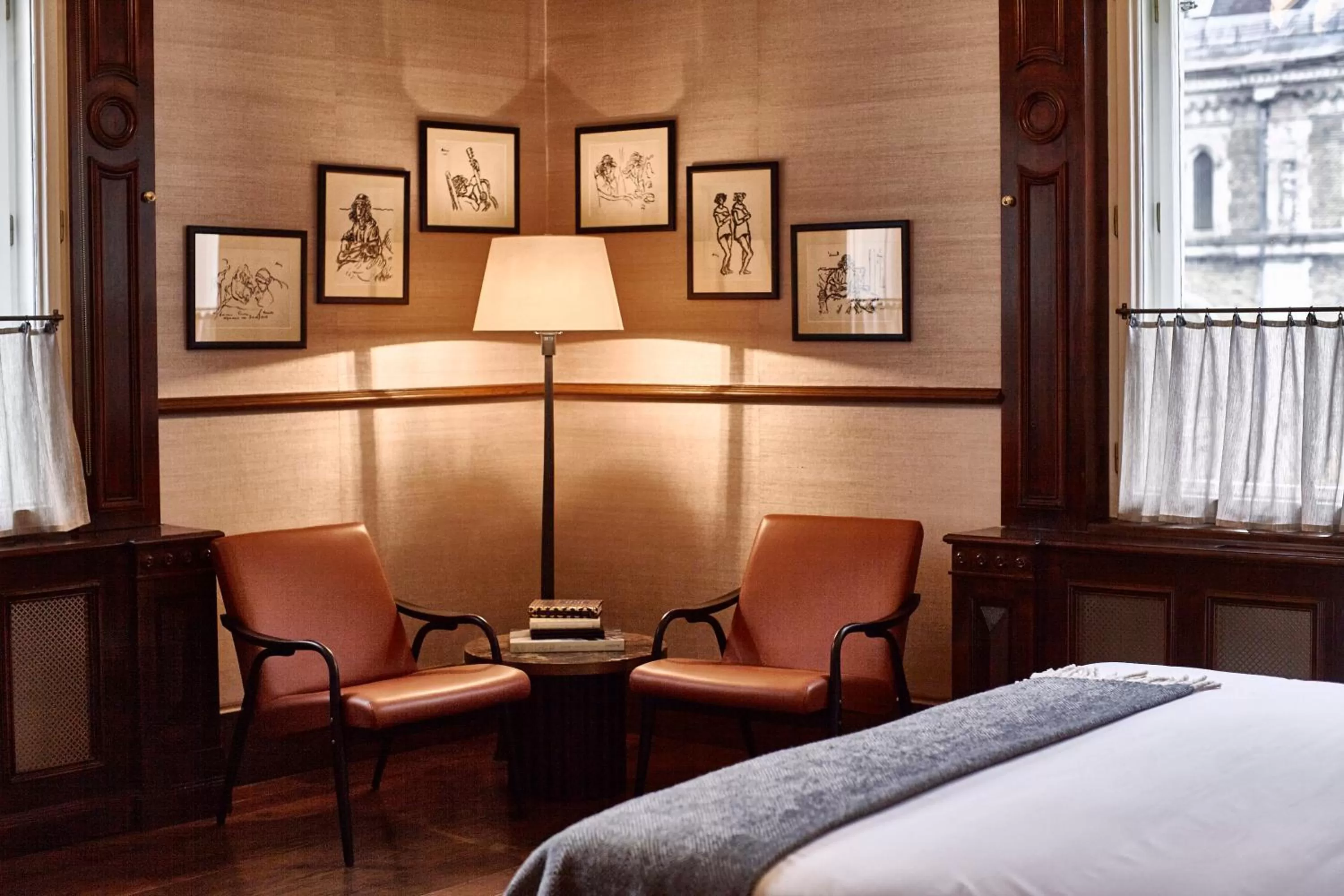 Decorative detail, Bed in Callas House