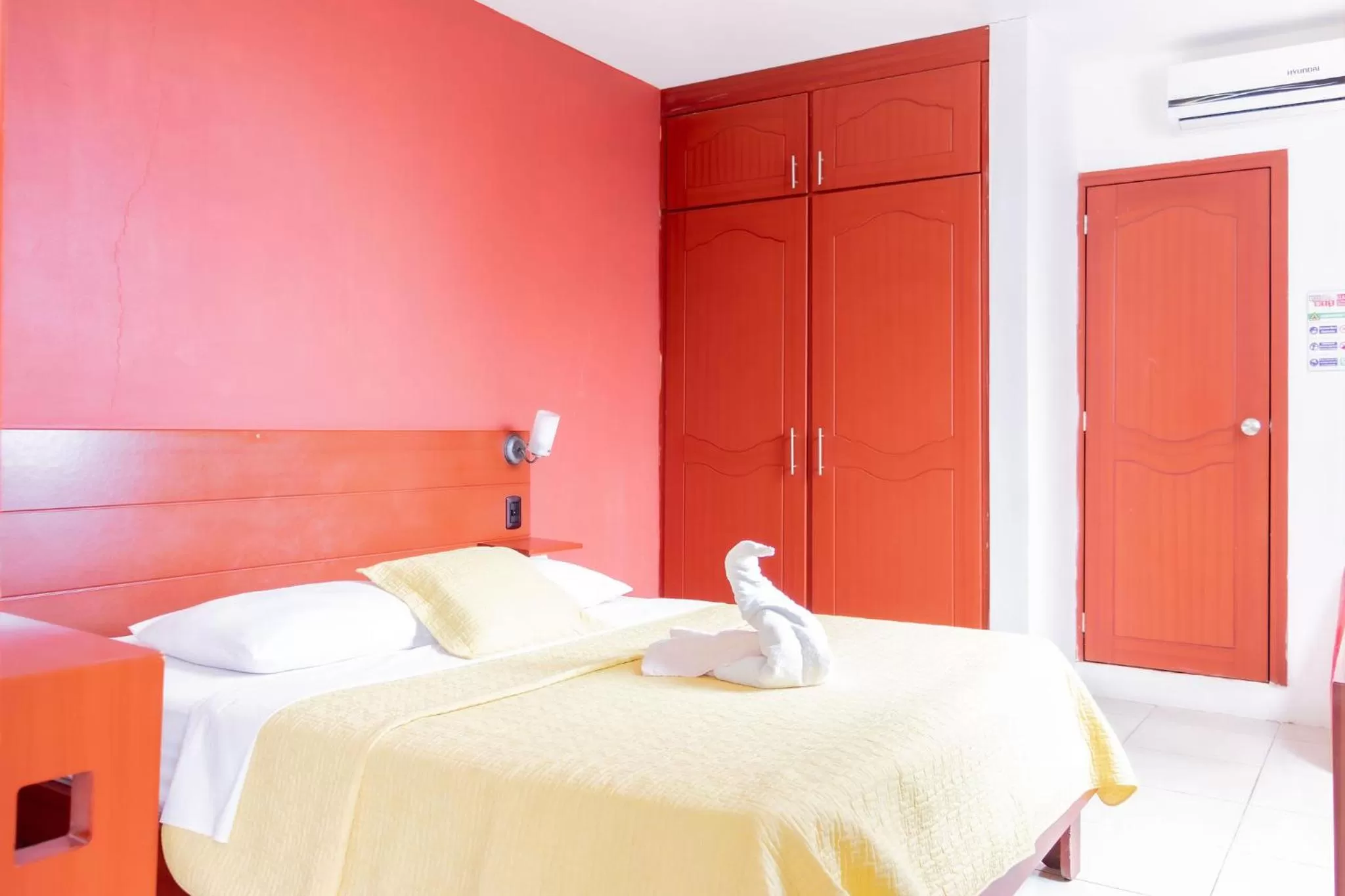 Bed in Hostal Antares