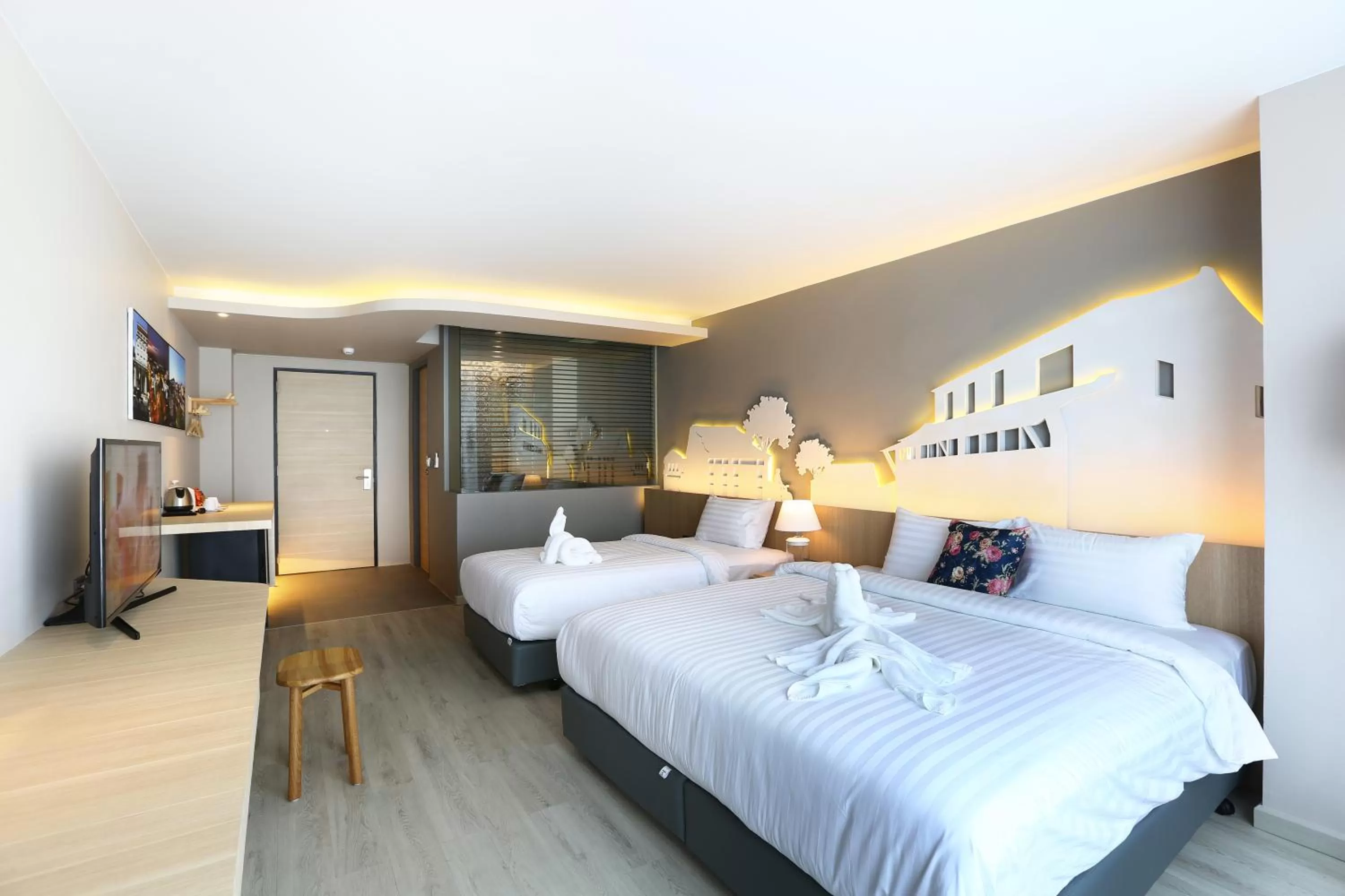 Bedroom, Bed in Hatyai Signature Hotel