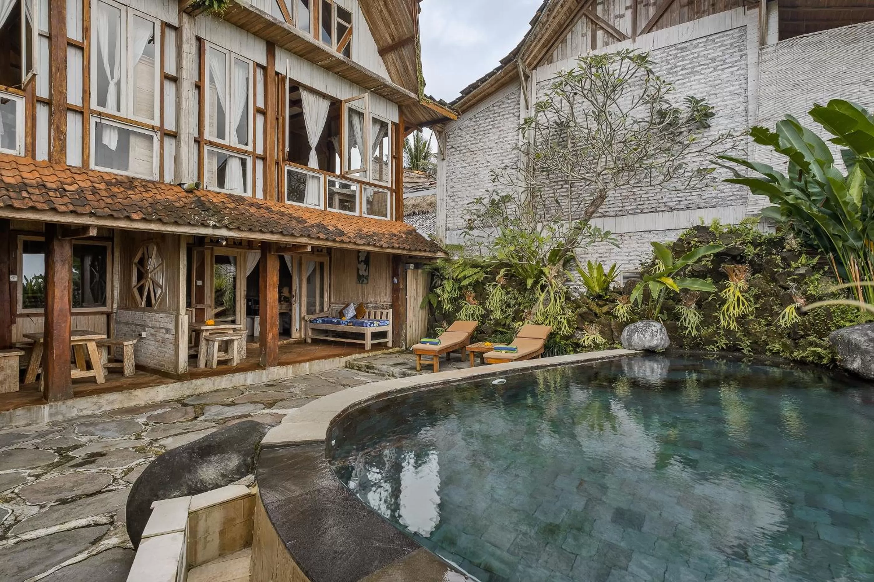 Property building in Joglo Organik Guesthouse