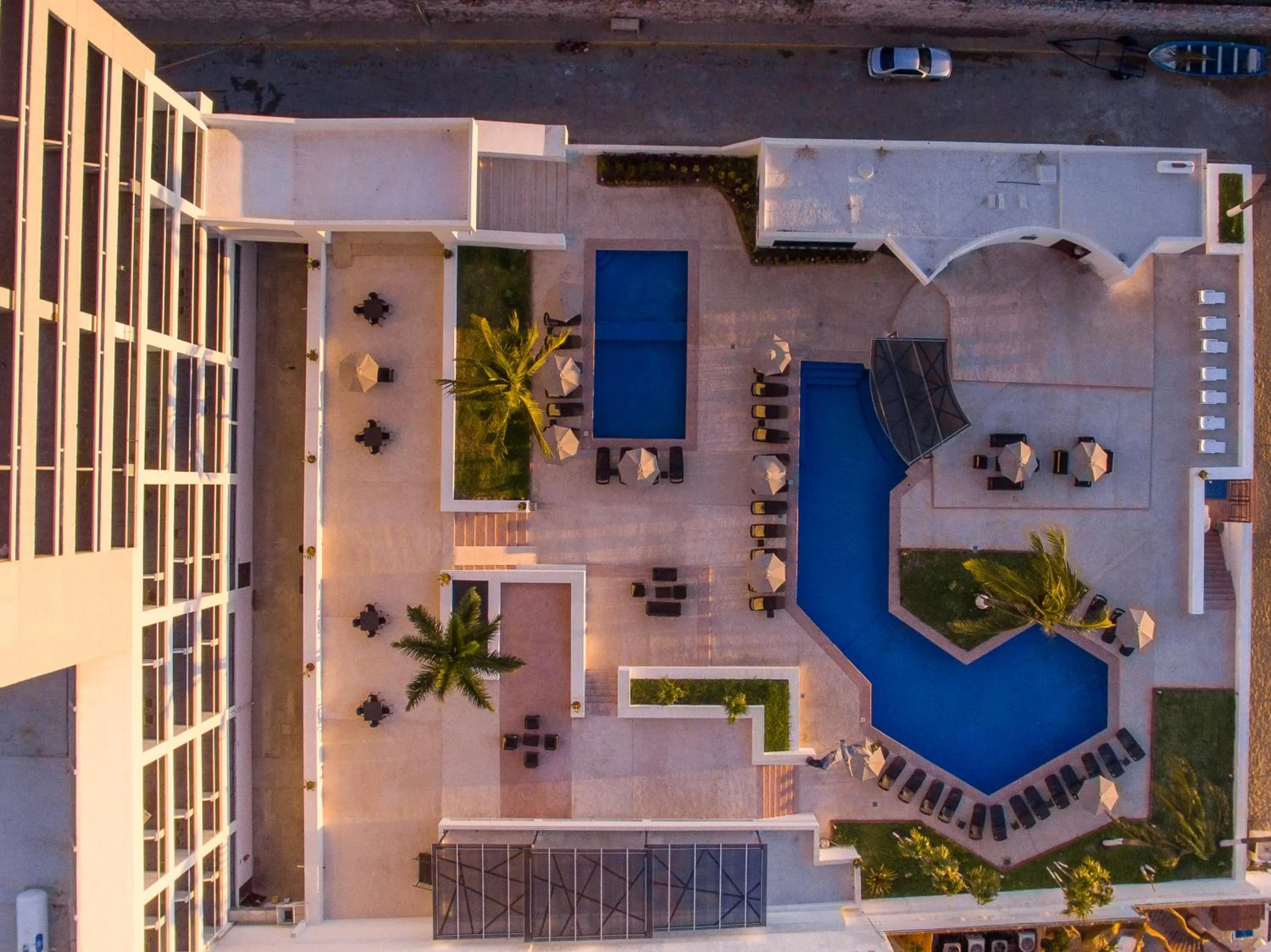 Bird's eye view in Ocean View Beach Hotel