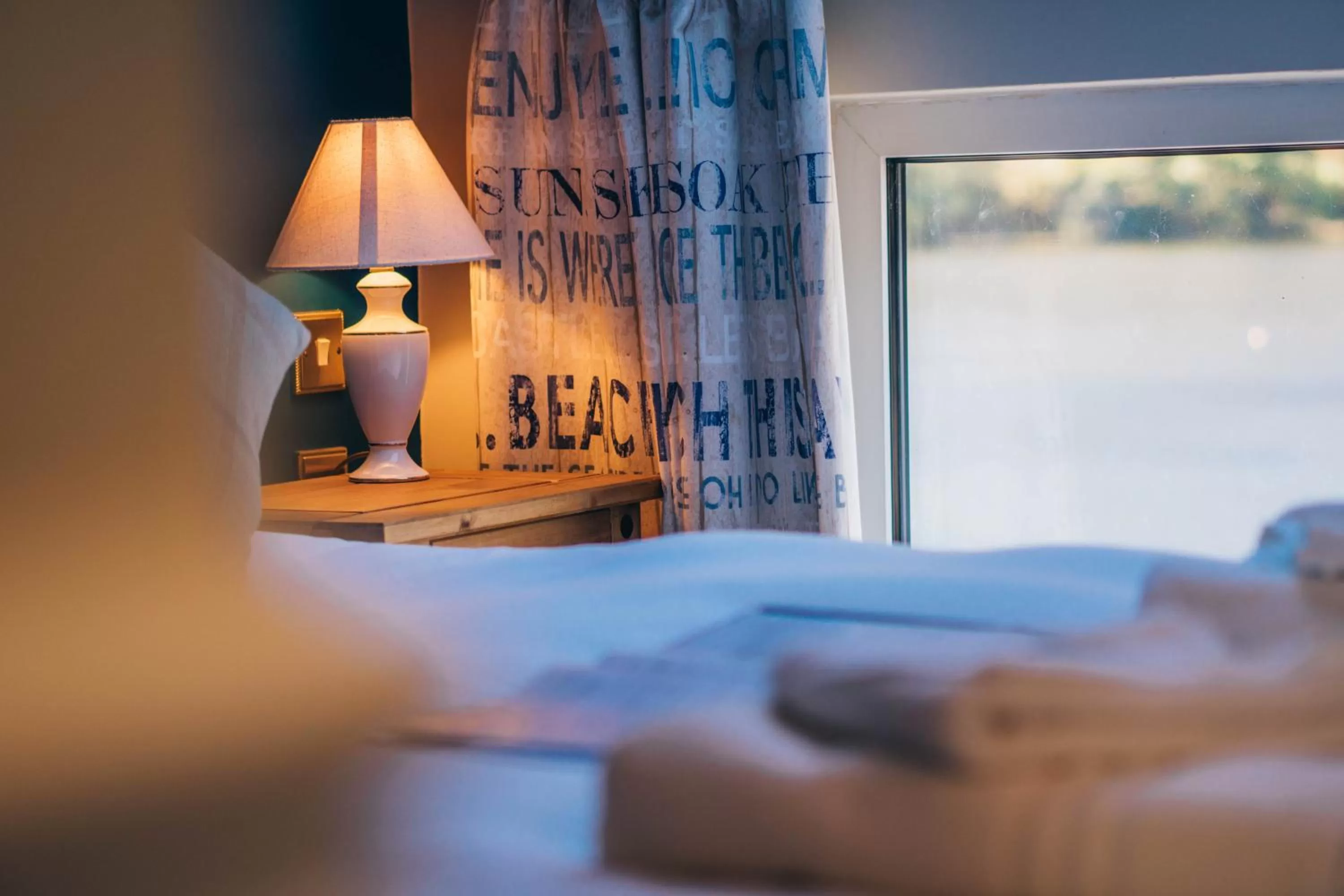 Bed in Tynycornel Hotel