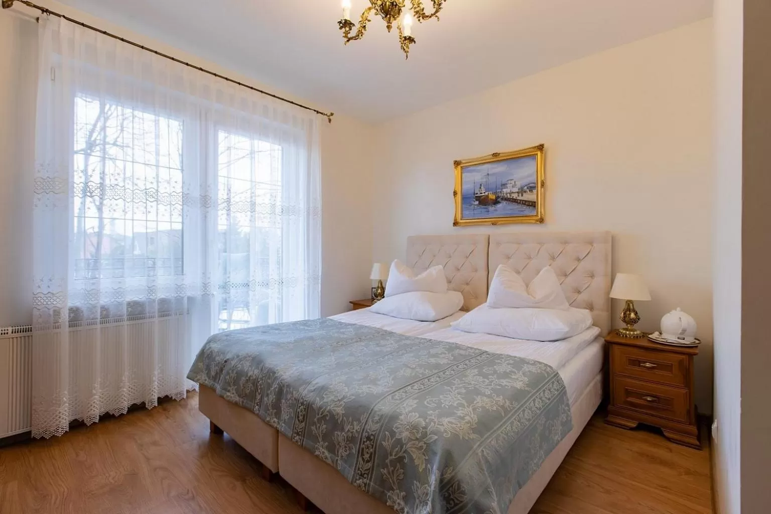 Bed in Pensjonat & Restauracja Admirał