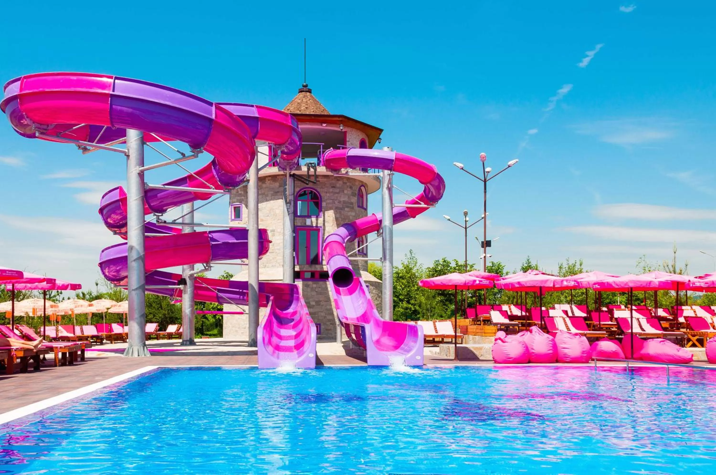 Aqua park in The Wind Mills Hydropark