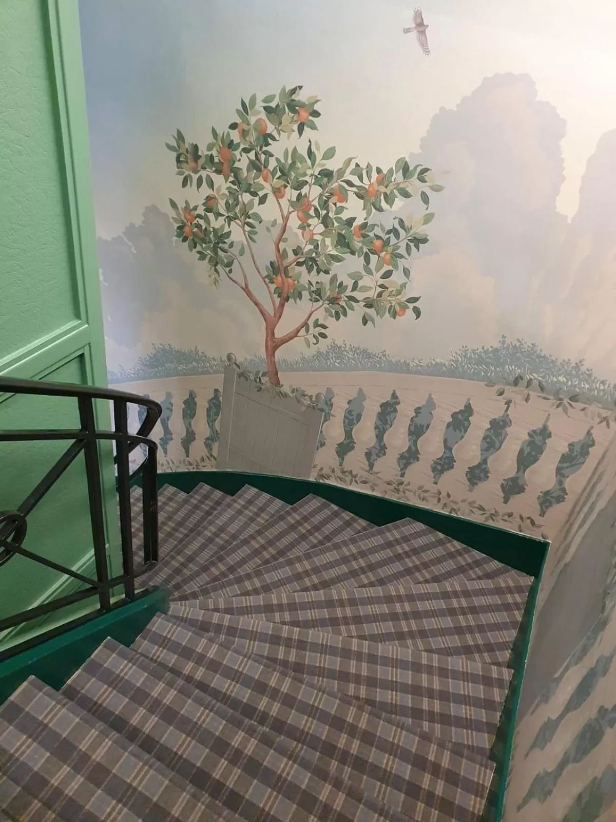 Decorative detail, Bed in Logis Hôtel Marguerite