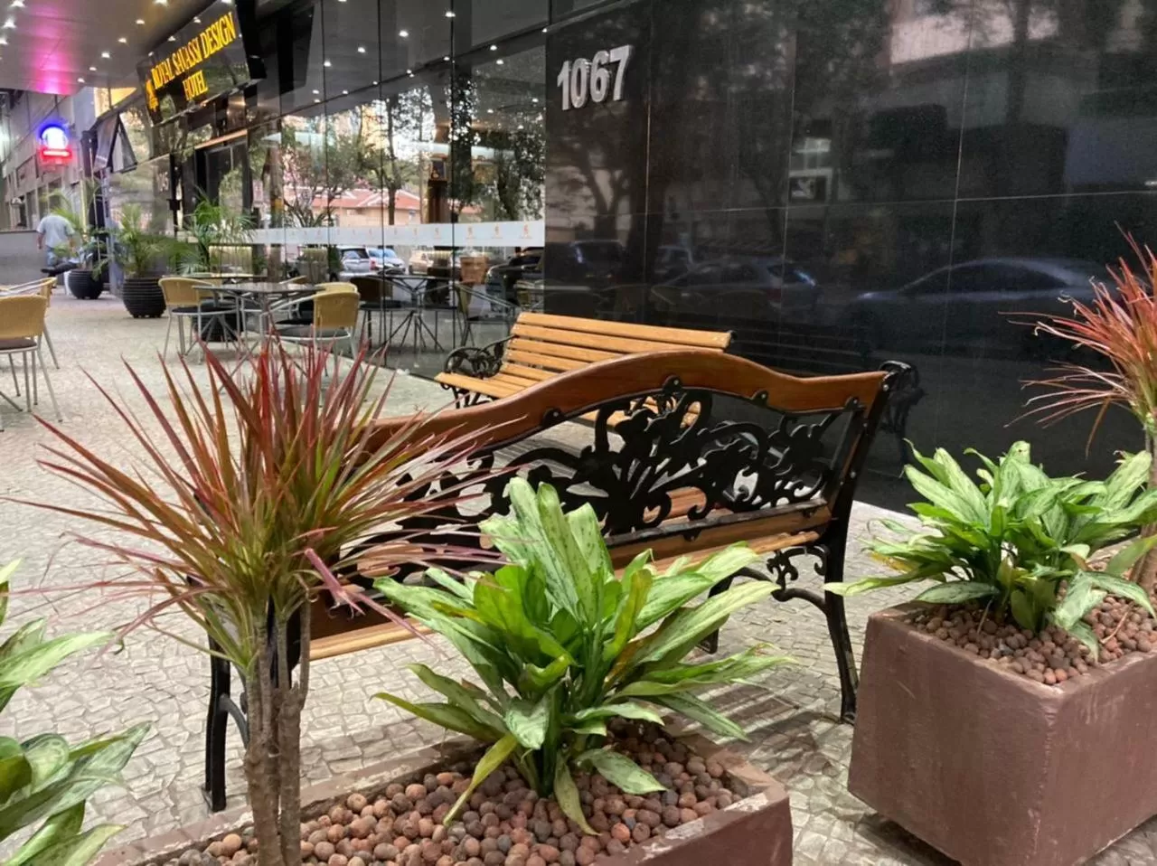 Garden view in Royal Design Savassi Hotel