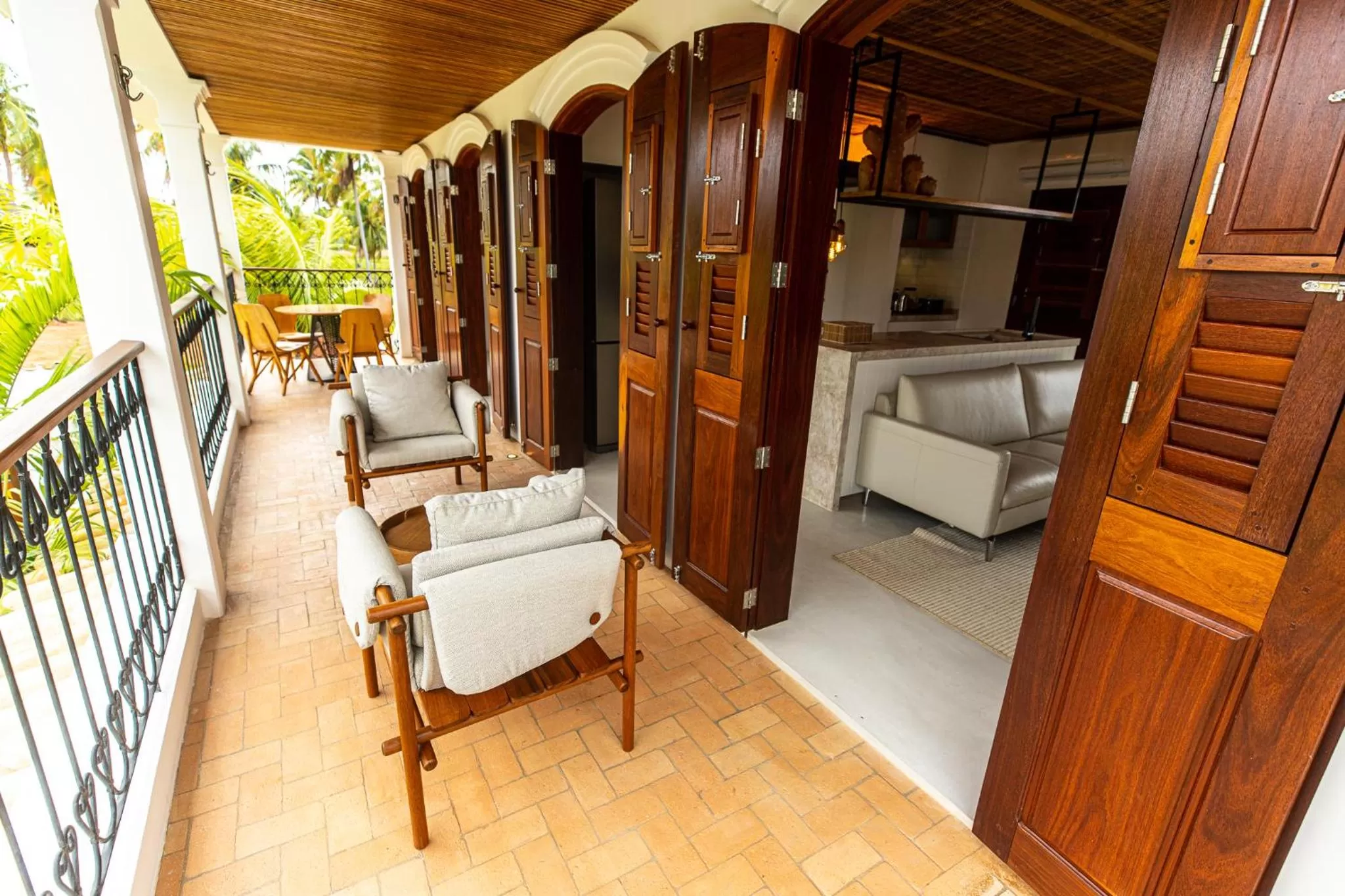 Balcony/Terrace, Seating Area in Villa Canziani & Donato