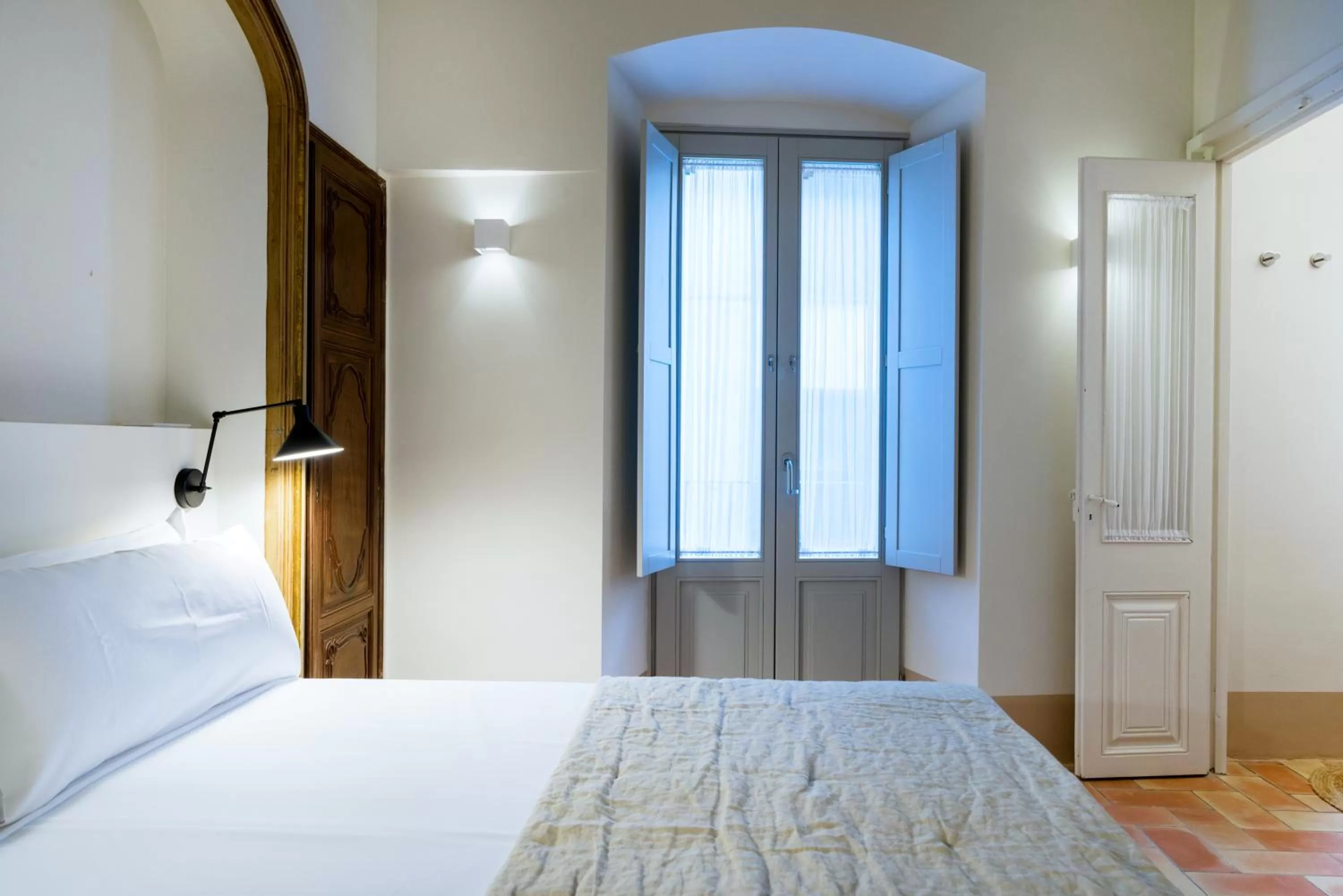 Bed in Can Mascort Eco Hotel