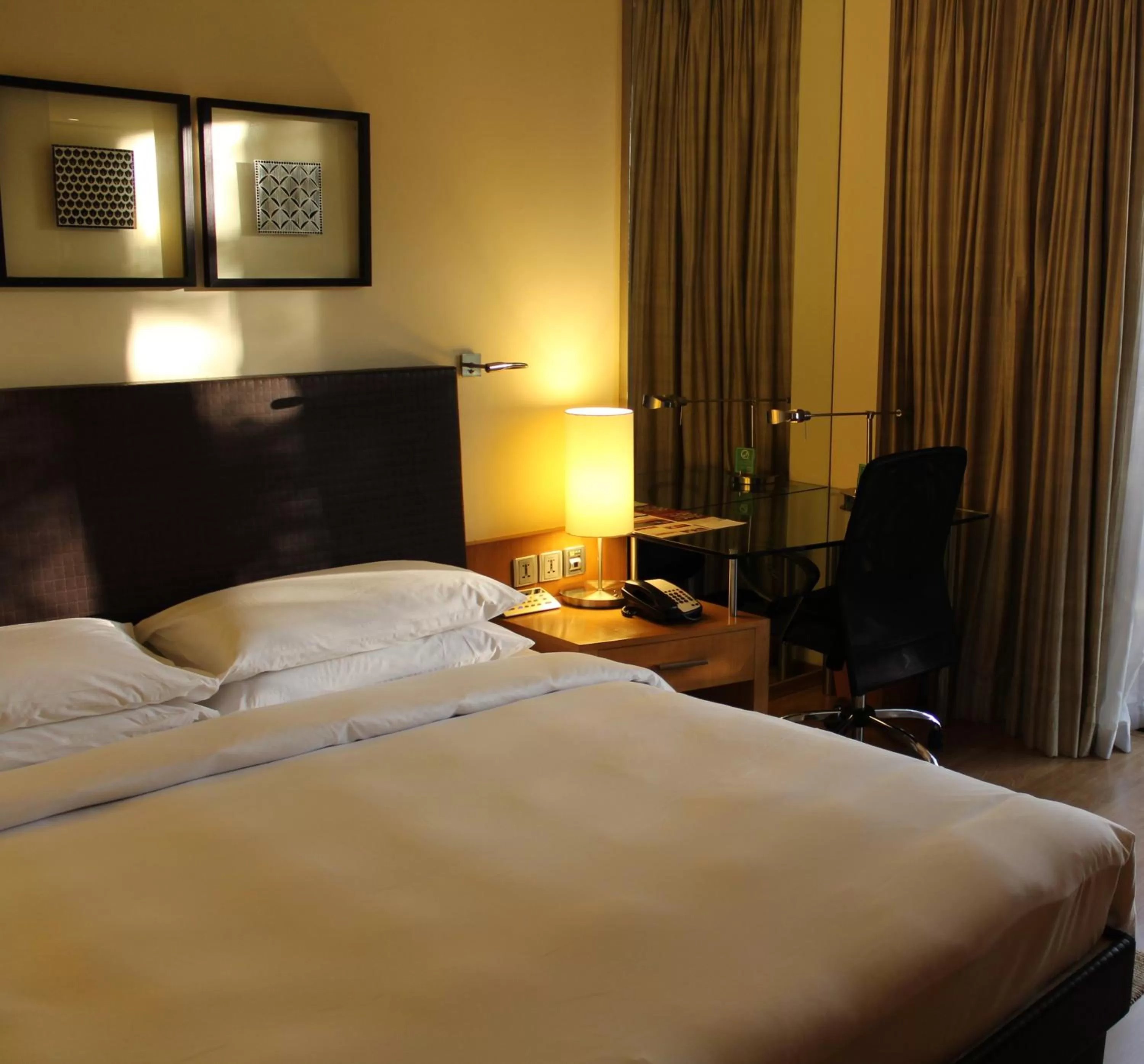 Bedroom, Bed in Hyatt Hyderabad Gachibowli