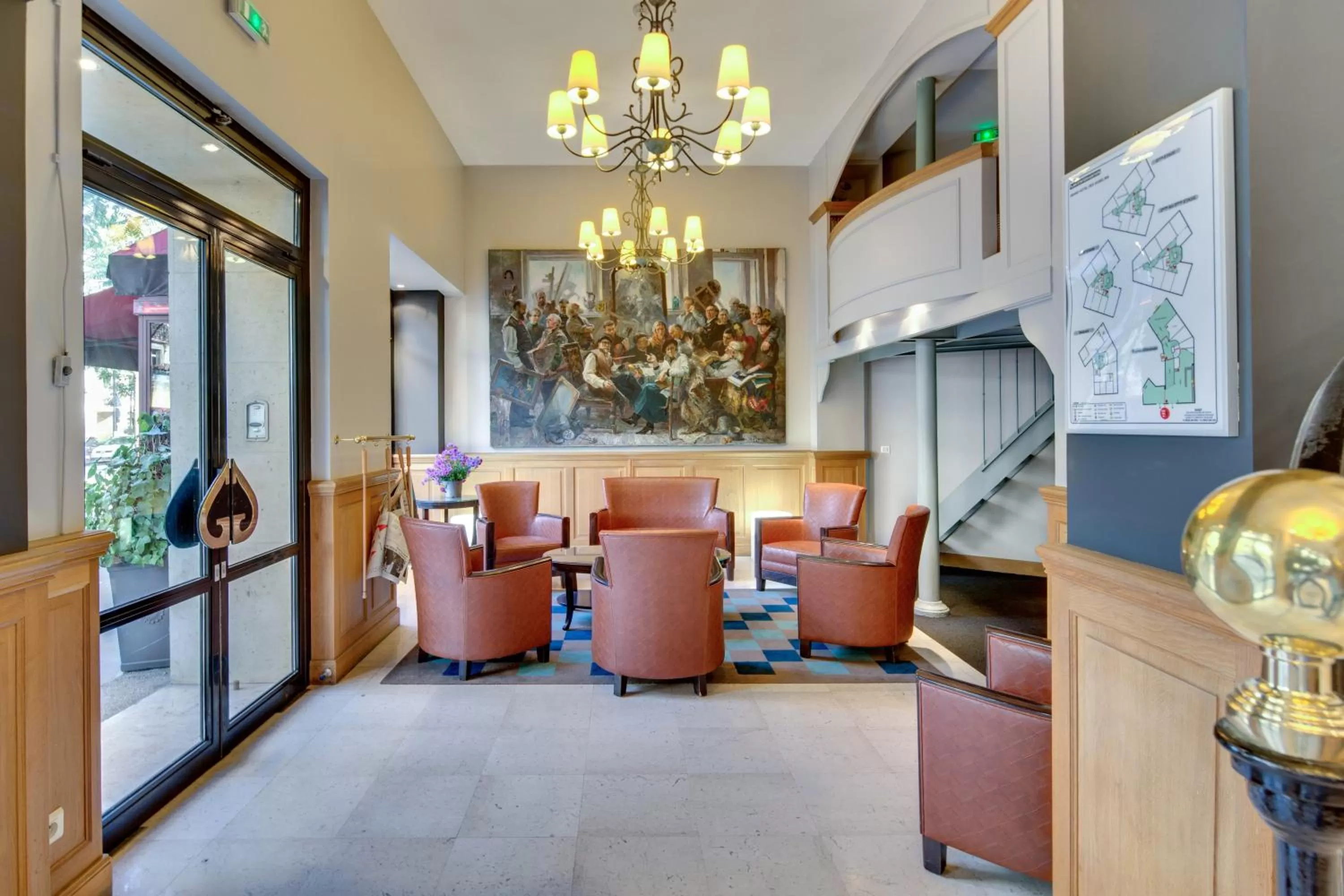 Lobby or reception in Grand Hôtel Des Gobelins