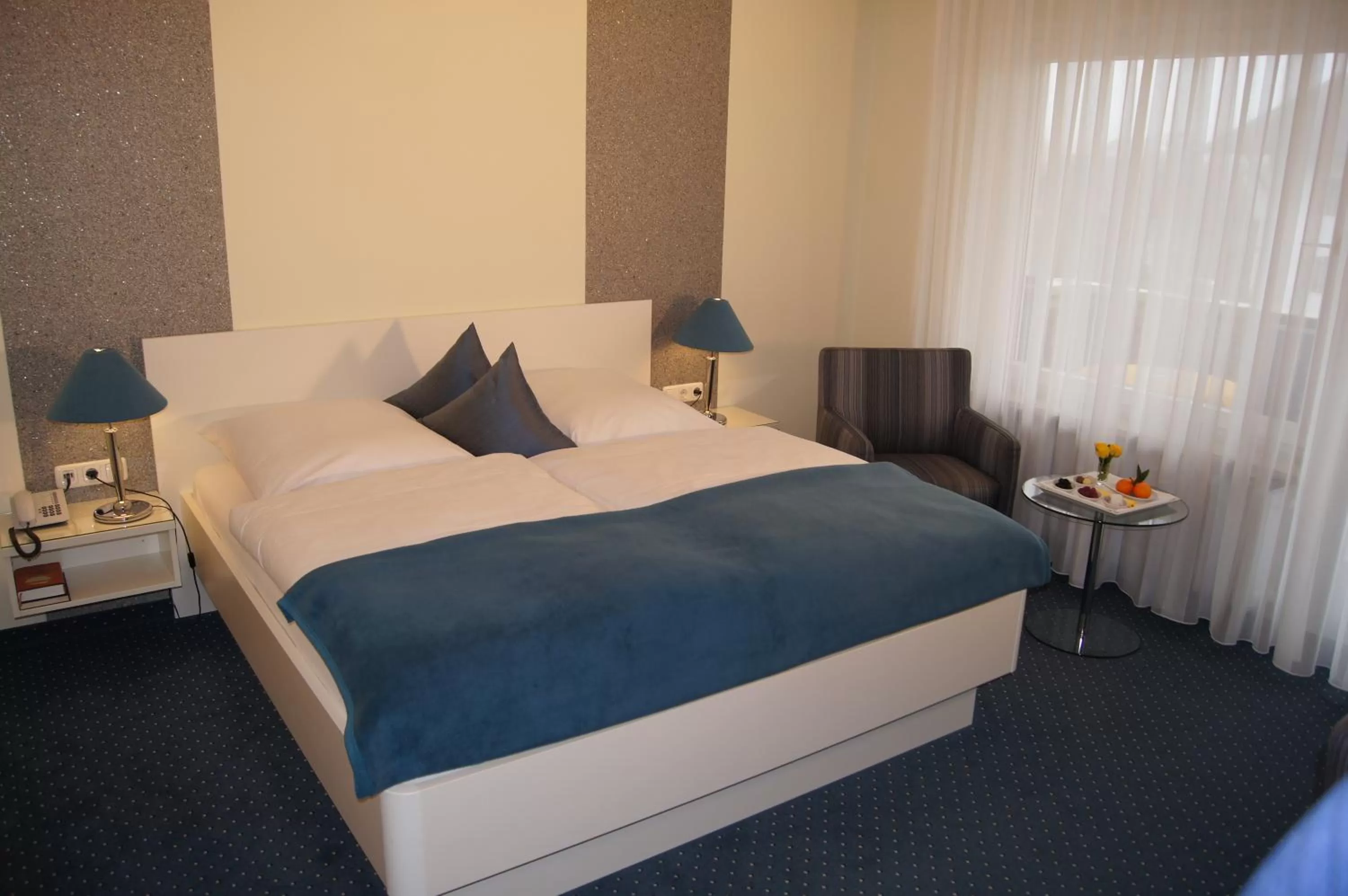 Bed in Hotel Christine