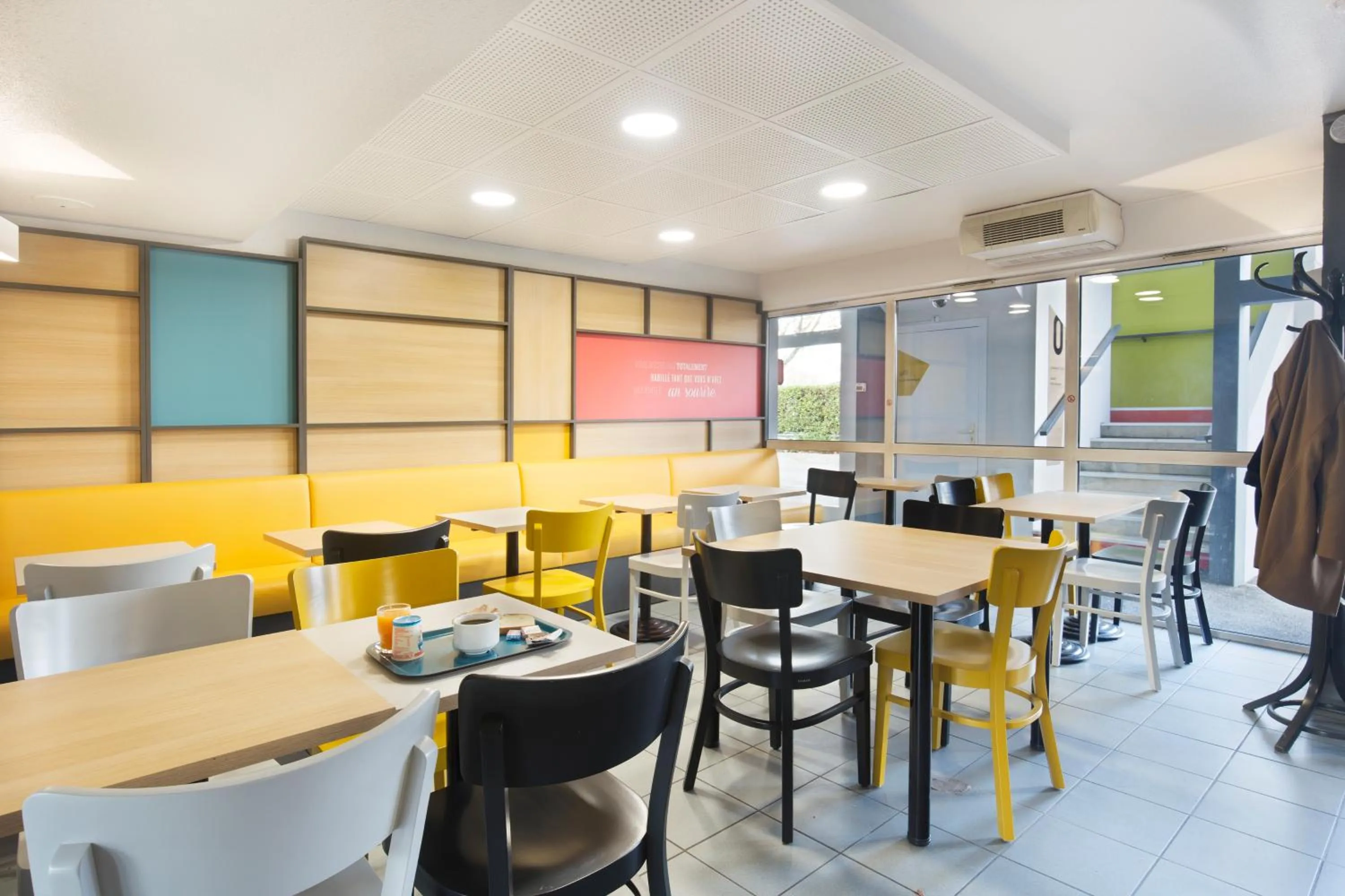 Buffet breakfast in B&B HOTEL Lyon St Priest