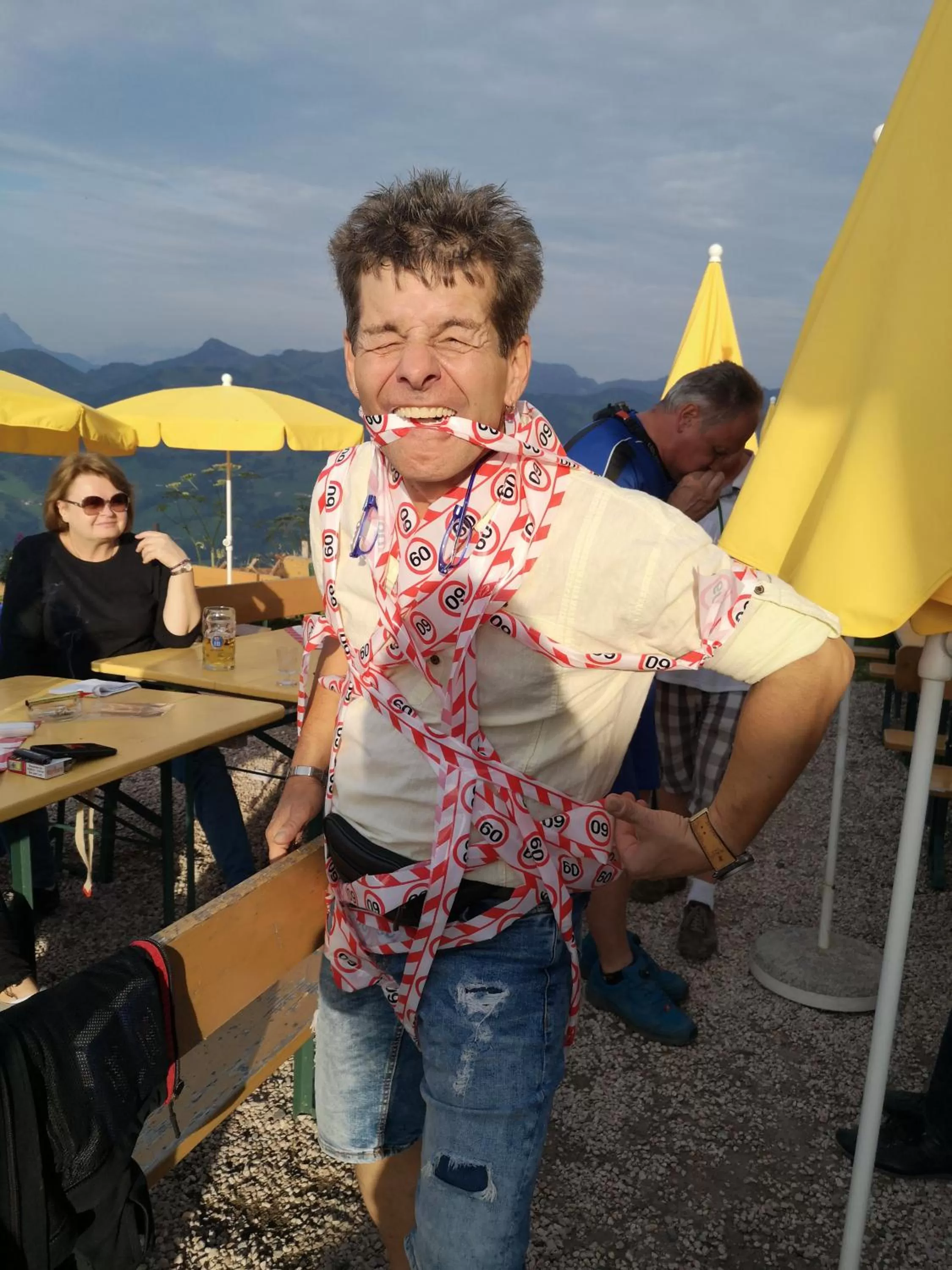 Hocheckhuette On Top of the Kitzbuehel Hahnenkamm Mountain