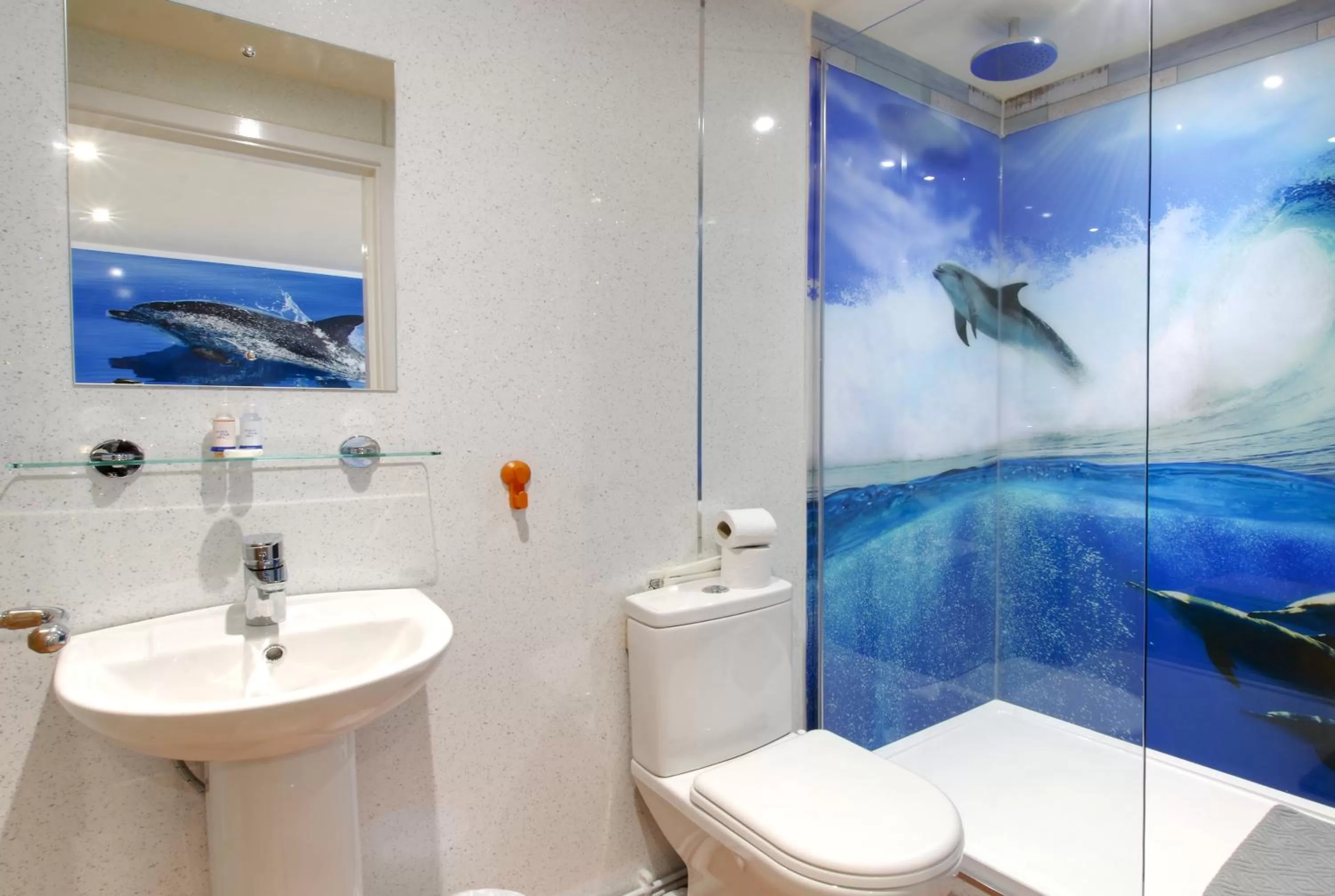 Toilet in Silver Street Suites