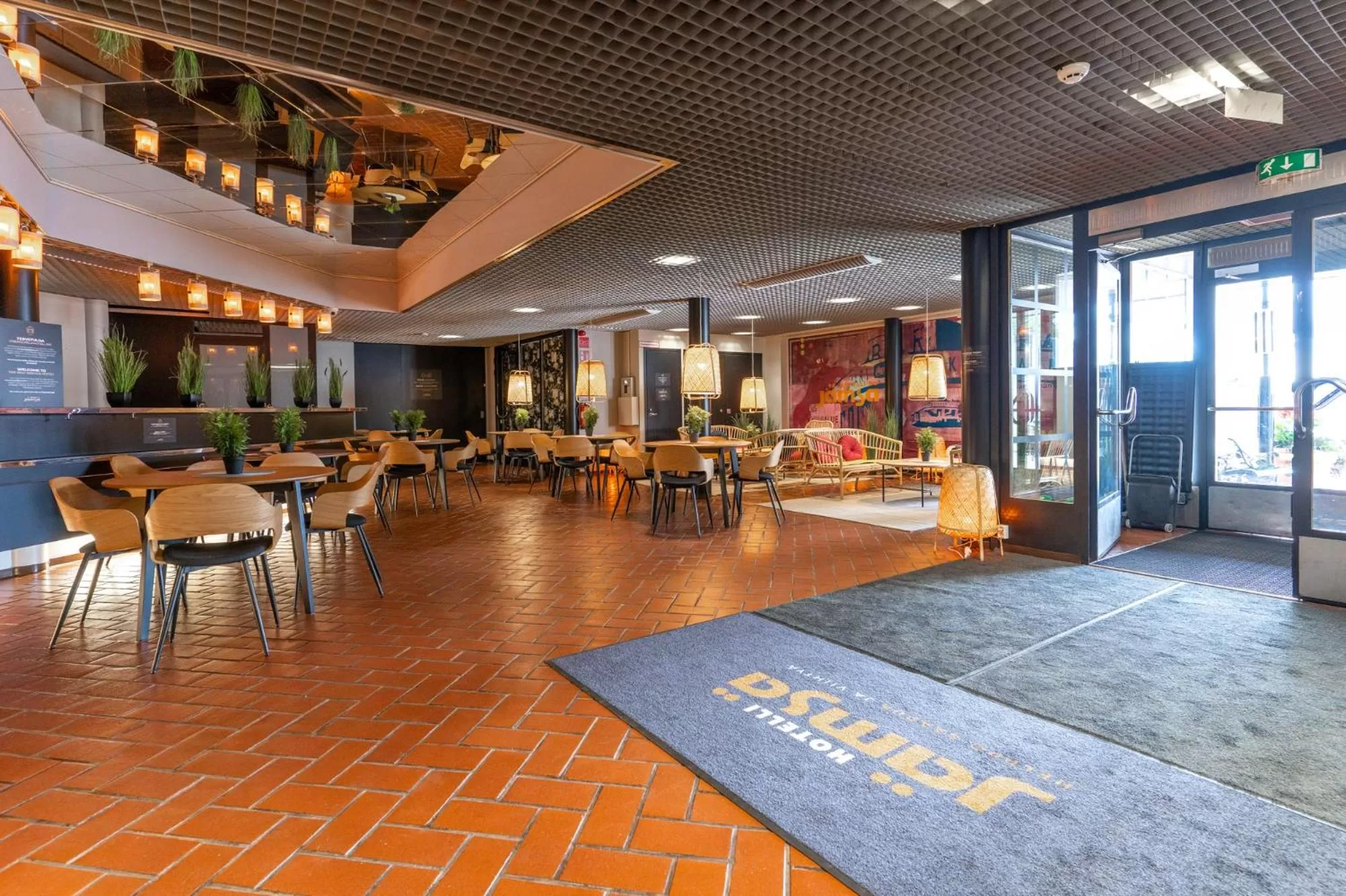 Lobby or reception in Hotelli Jämsä