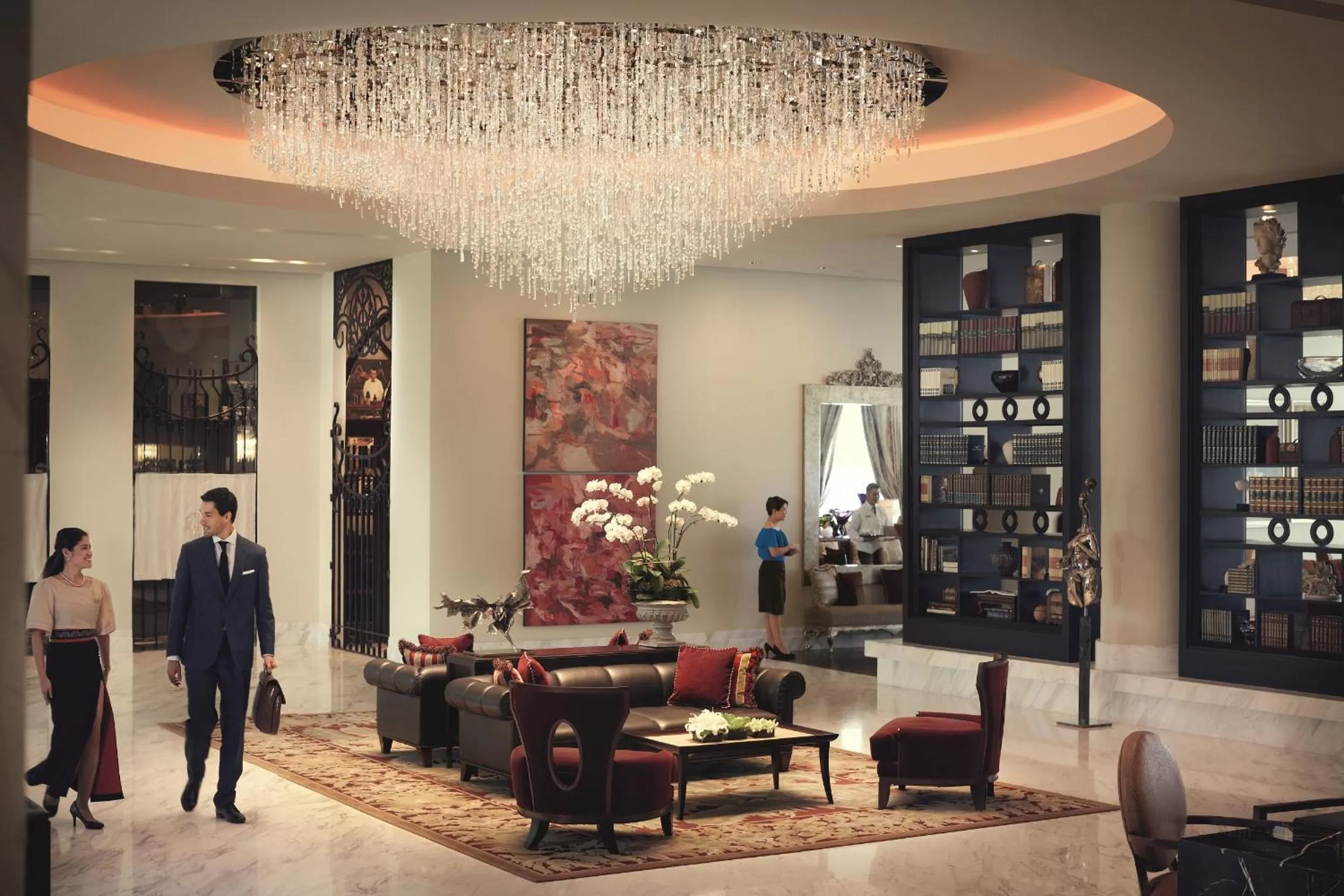 Lobby or reception in Raffles Makati