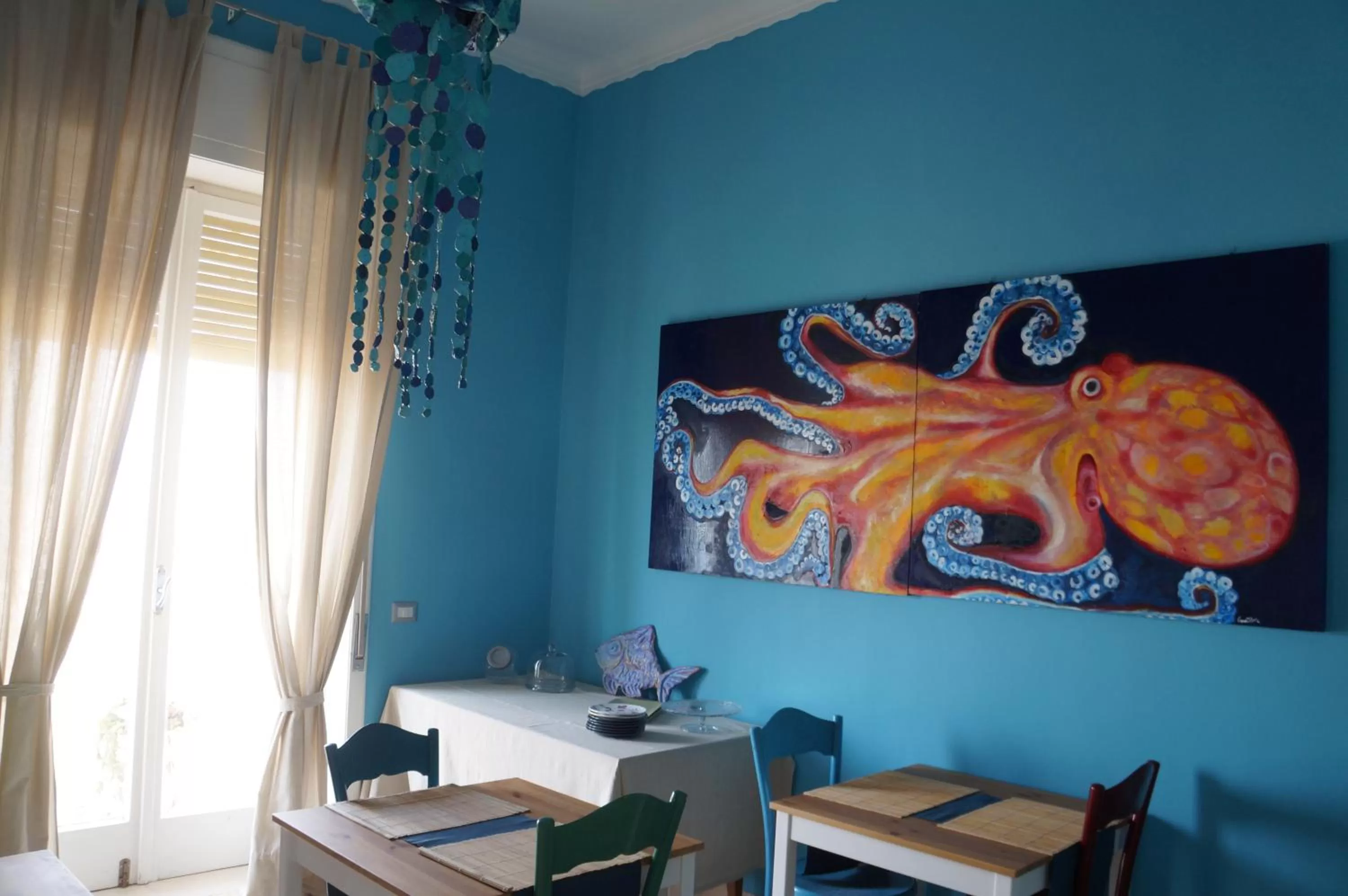 Decorative detail in B&B occhi di mare